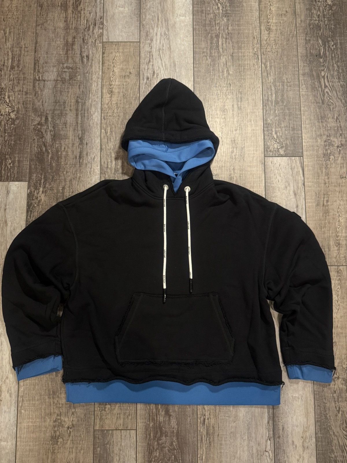 Palm Angels PALM ANGELS DOUBLE LAYER HOODIE SIZE LARGE Size US L / EU 52-54 / 3 - 1 Thumbnail