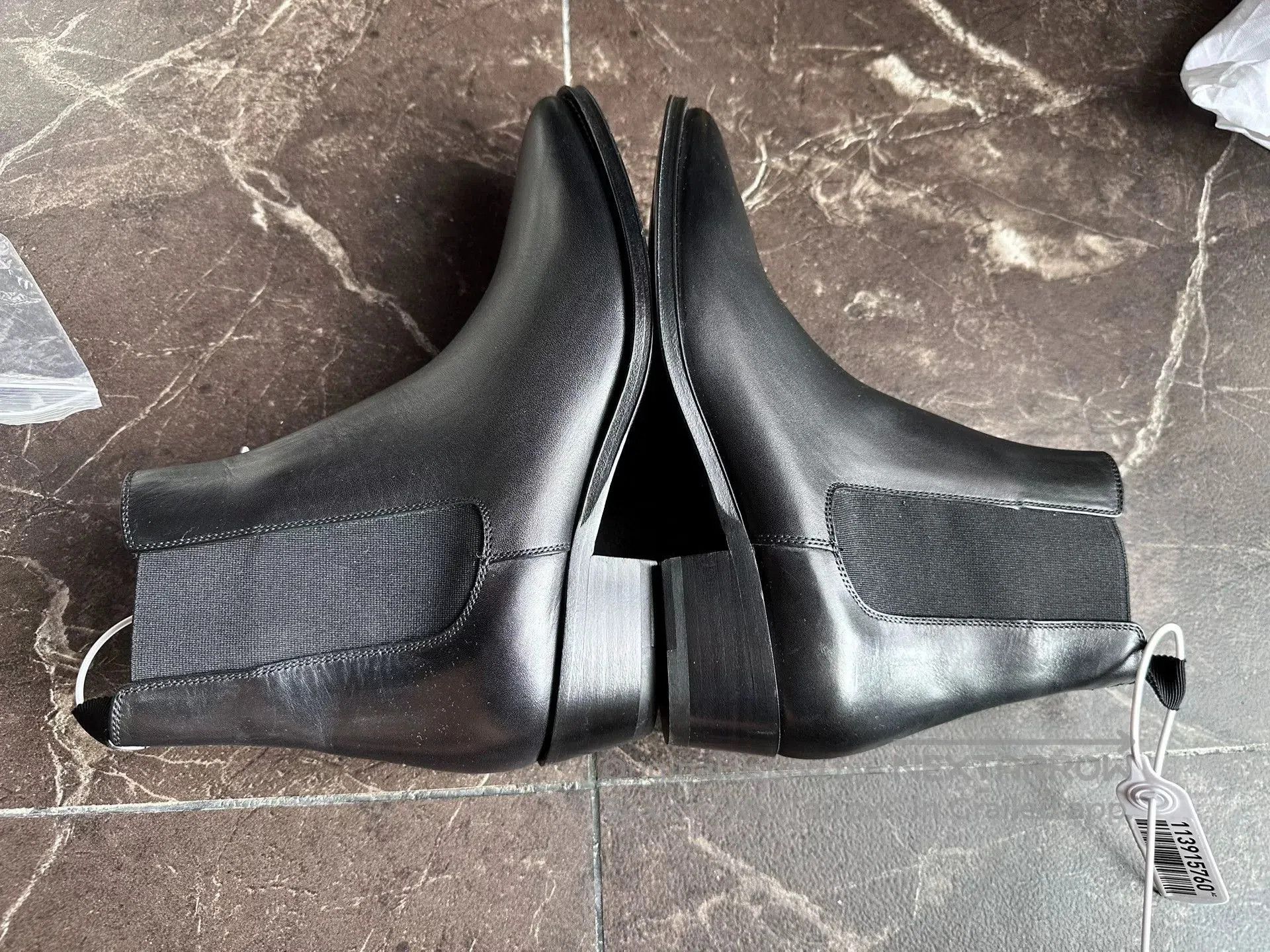 Celine Celine Women's Black Chelsea Boots. Size US 7 / IT 37 - 5 Thumbnail