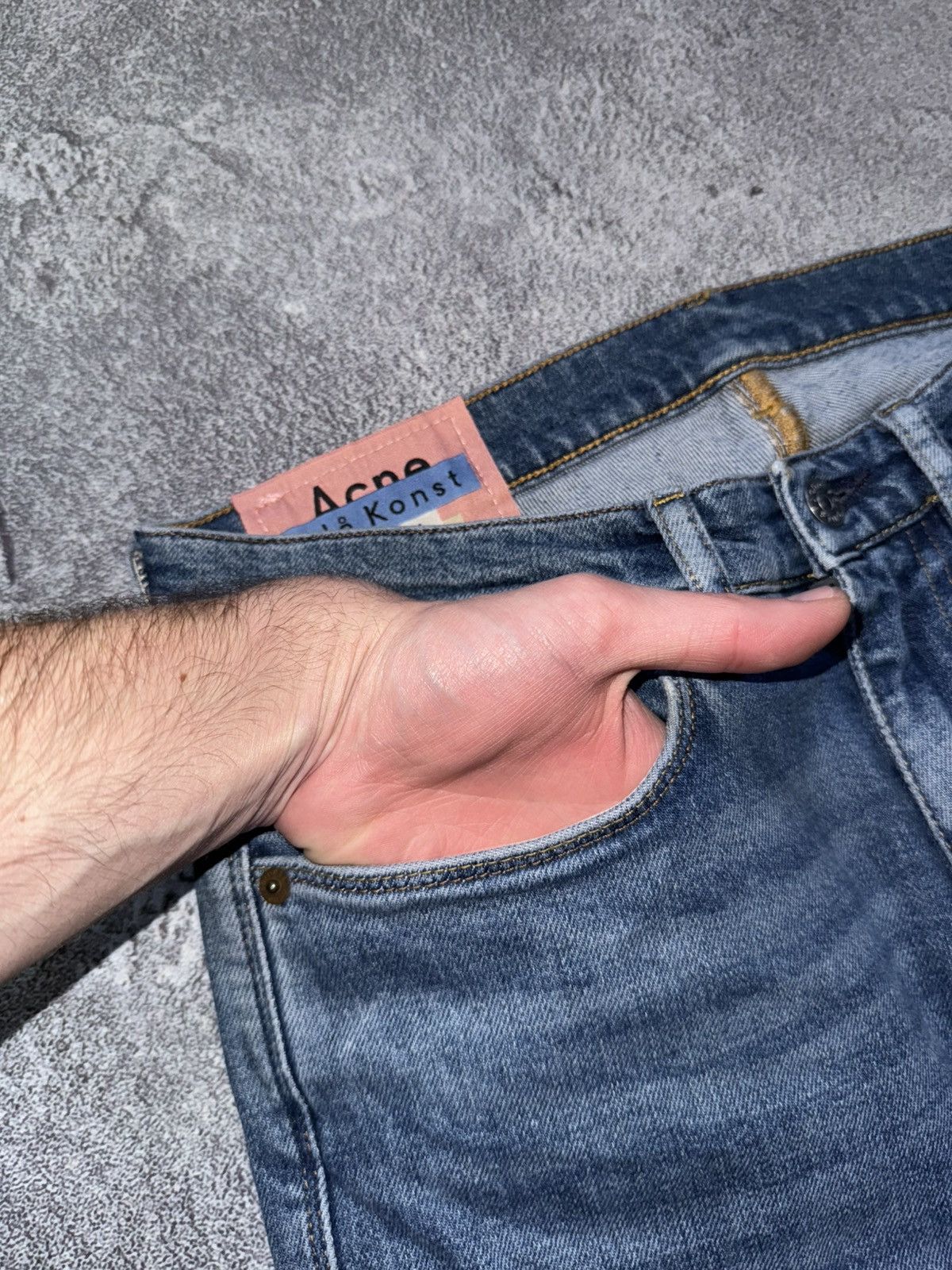 Acne Studios Acne studios 36 bla konst denim pant trouser Jean chino Size 25" / US 0 / IT 36 - 3 Thumbnail