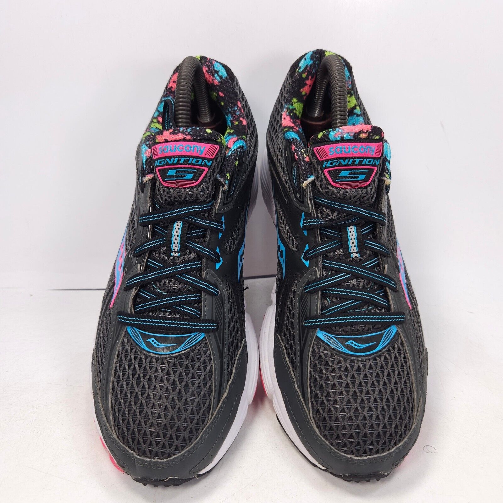 Saucony Saucony Ignition 5 Shoe Womens Size 8.5 S15202-16 Black Blue Size US 8.5 / IT 38.5 - 2 Thumbnail
