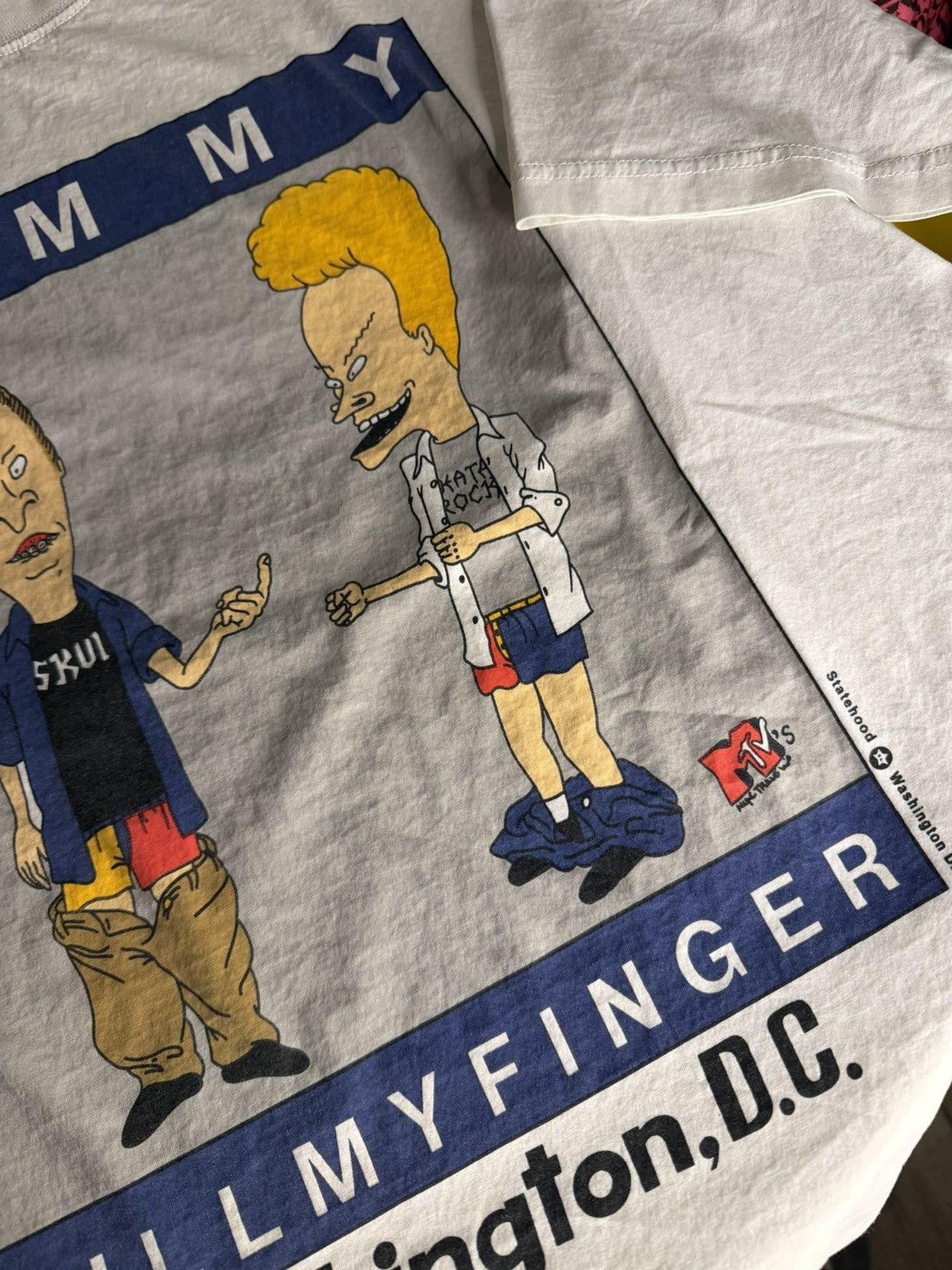 Vintage 1999 vintage beavis and butthead t-shirt Size US M / EU 48-50 / 2 - 2 Thumbnail