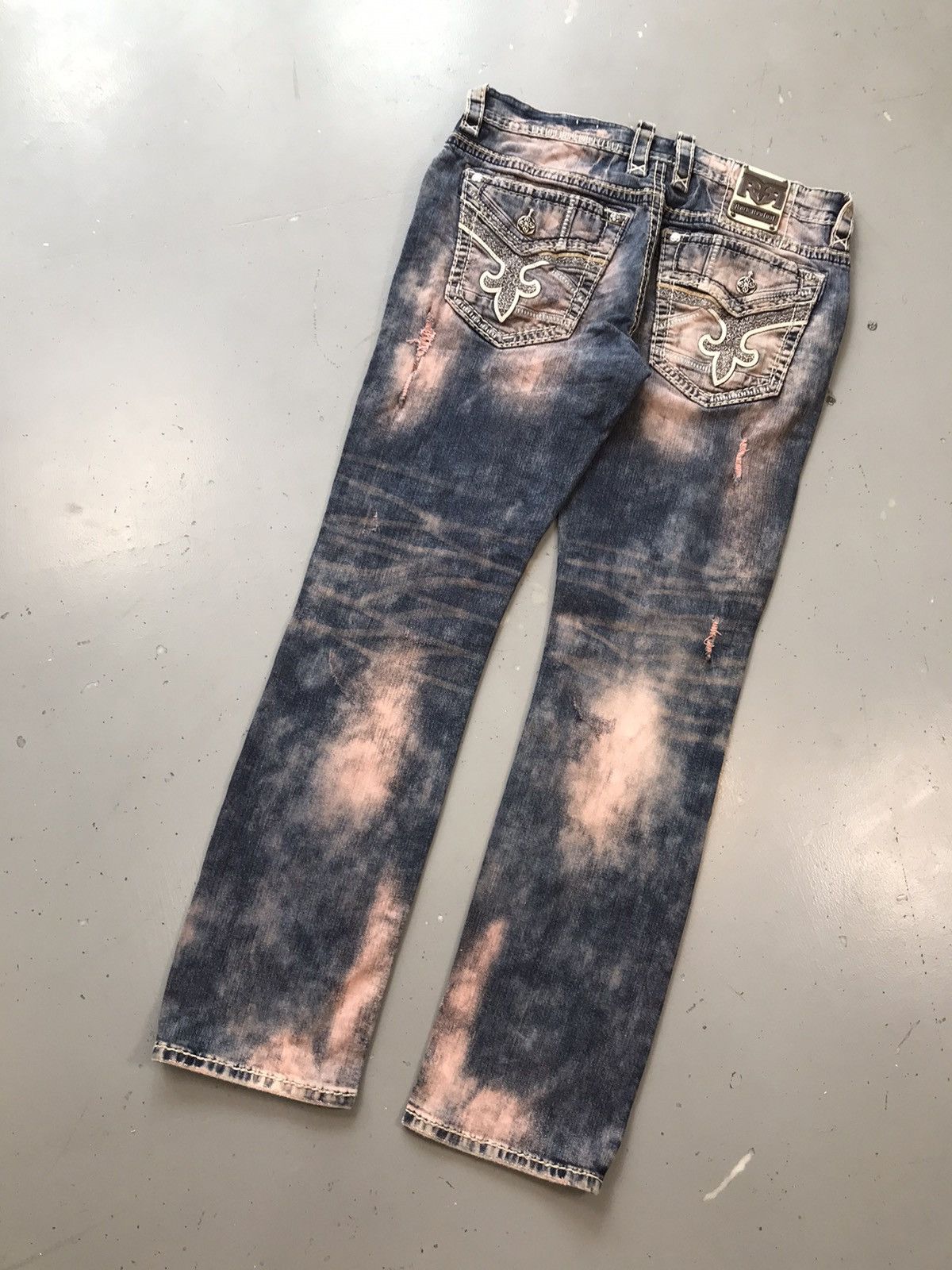 Rock Revival Vintage rock revival bleached distressed denim Size US 36 / EU 52 - 9 Thumbnail