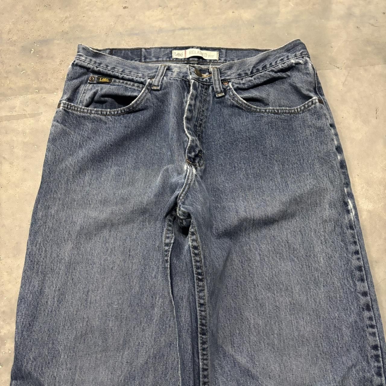 Japanese Brand × Vintage Crazy Vintage Y2K/2000s Grunge Dark Wash Essential Denim Jeans! Size US 30 / EU 46 - 5 Thumbnail