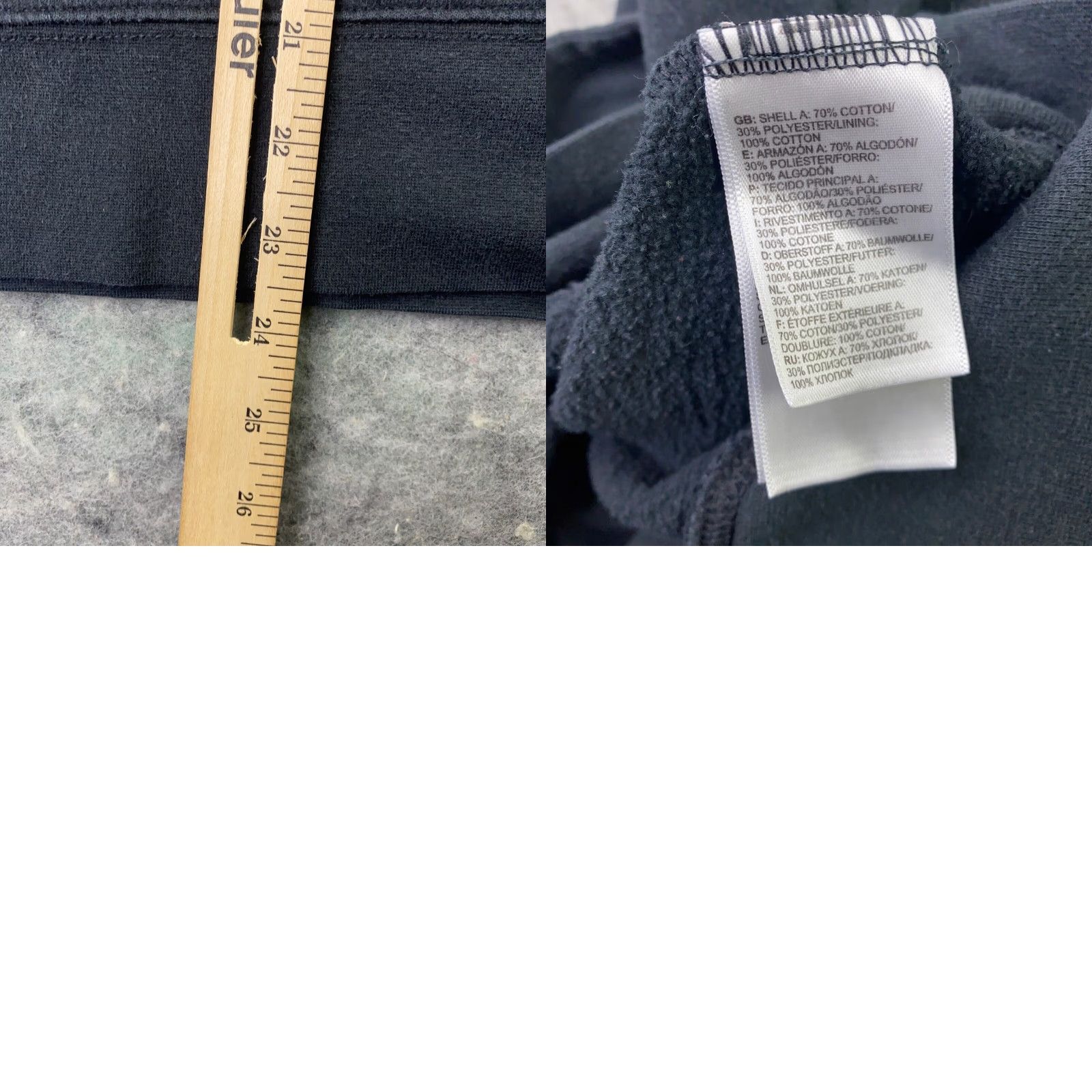 The North Face The North Face Womens Sweatshirt SP Small Petite Black Hoodie Pockets Logo Front Size S / US 4 / IT 40 - 8 Thumbnail