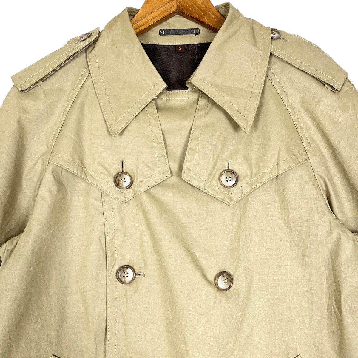 Designer × Vintage × Yves Saint Laurent Vintage YSL Yves Saint Laurent Double Breasted Trench Coat Size S / US 4 / IT 40 - 2 Thumbnail