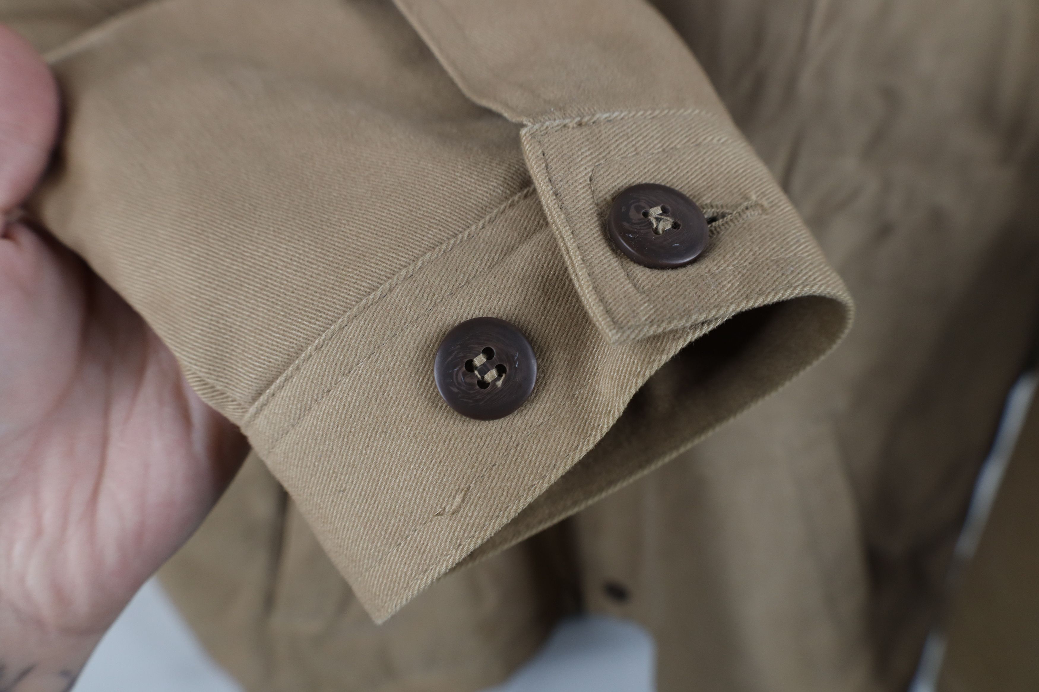 Vintage Vintage 90s Y2K Streetwear Suede Leather Collar Chore Jacket Size US L / EU 52-54 / 3 - 7 Thumbnail