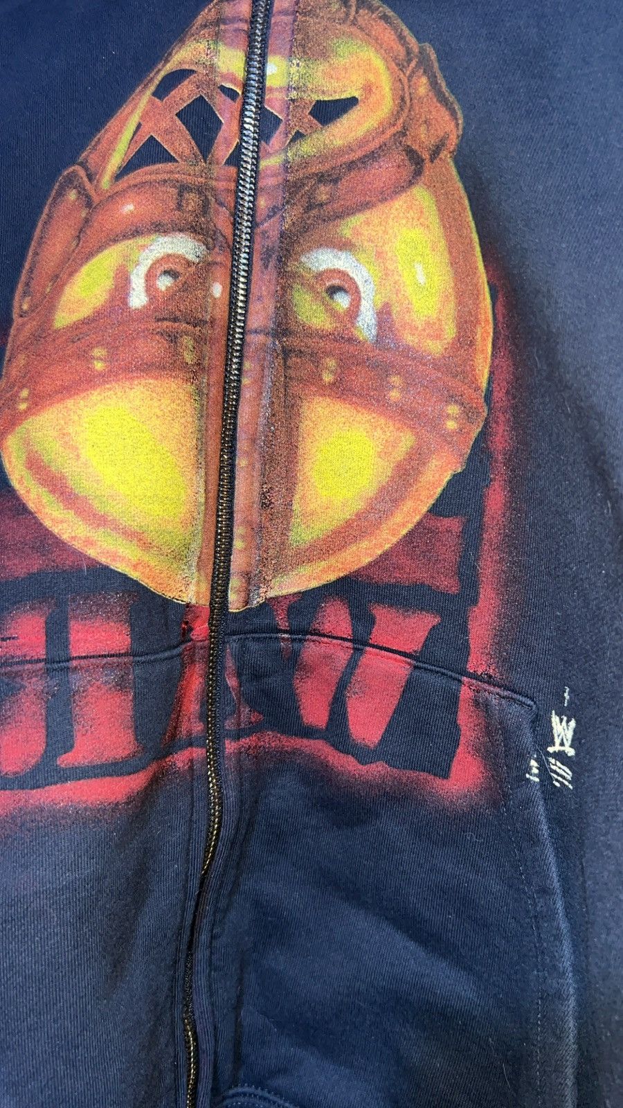 Cactus Jack Travis Scott x WWE Mankind Zip Hoodie〇関送込〇 Buy Cactus Jack by Travis Scott x WWE Mankind Zip Hoodie