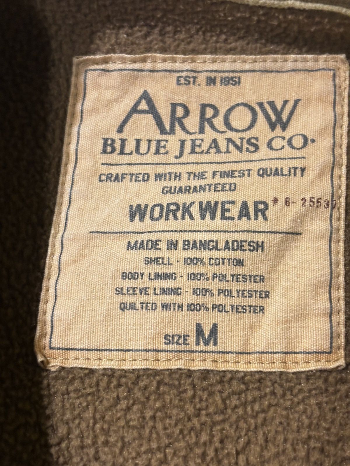Arrow Men’s tan corduroy Jacket.mj0217 Size US M / EU 48-50 / 2 - 10 Thumbnail