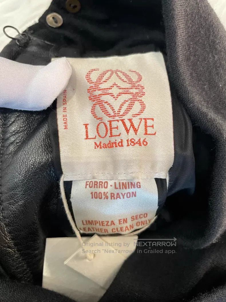 Loewe Loewe Black leather dress Size S / US 4 / IT 40 - 3 Thumbnail