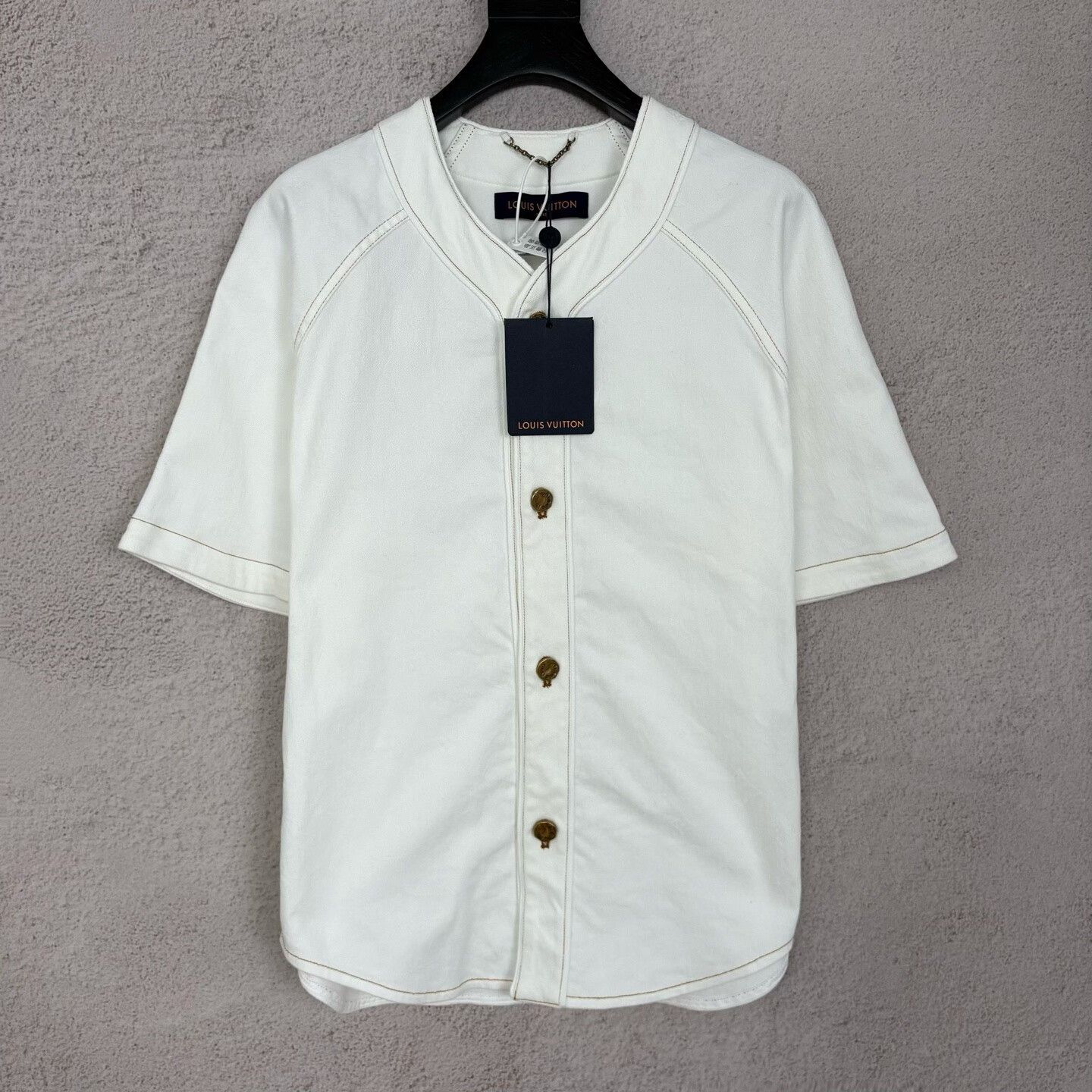 Louis Vuitton Louis Vuitton White Shirt s Men Size US S / EU 44-46 / 1 - 1 Thumbnail