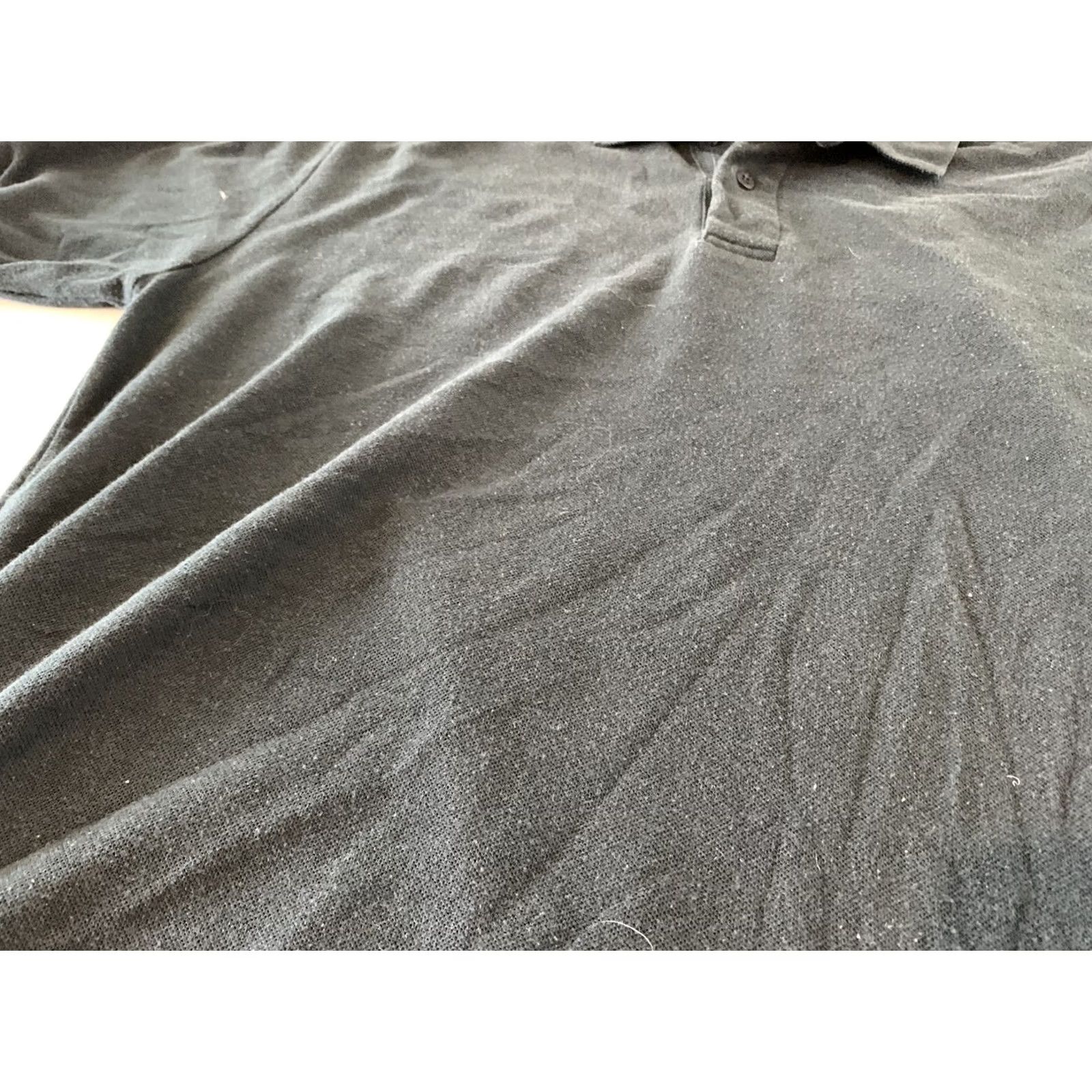 Levi's Vintage Levi's Short Sleeve Polo Shirt Men's XL Cotton Blend Black Size US XL / EU 56 / 4 - 4 Thumbnail