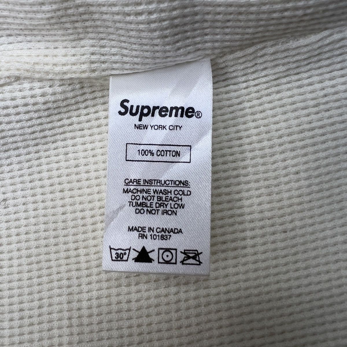Supreme Supreme Arc Logo Thermal Zip Up Hooded Sweatshirt Size US L / EU 52-54 / 3 - 8 Thumbnail