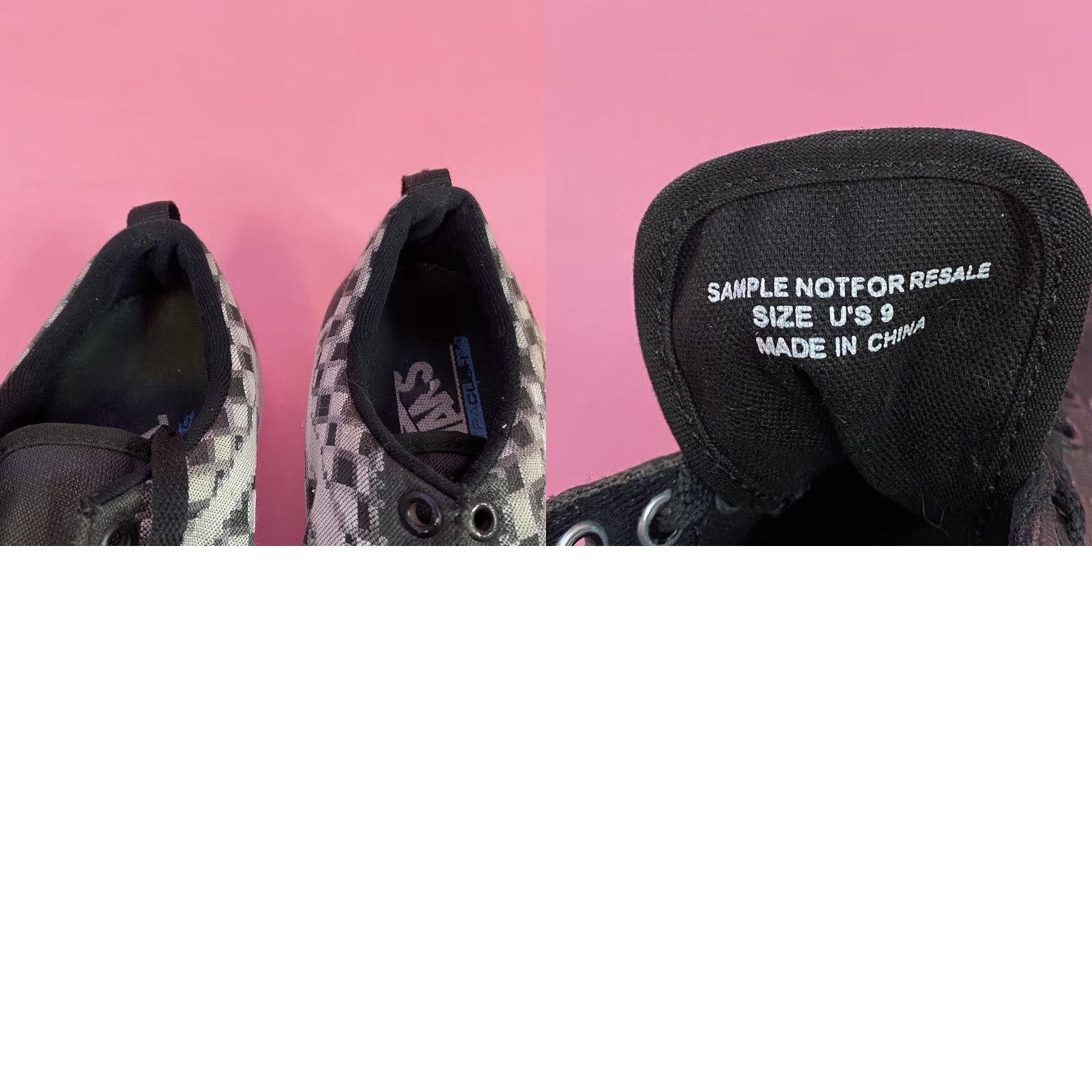 Vans VANS Ultra Cush Old Skool Low Top Glitch Checkered Shoes Mens Size 9 Size US M / EU 48-50 / 2 - 8 Thumbnail