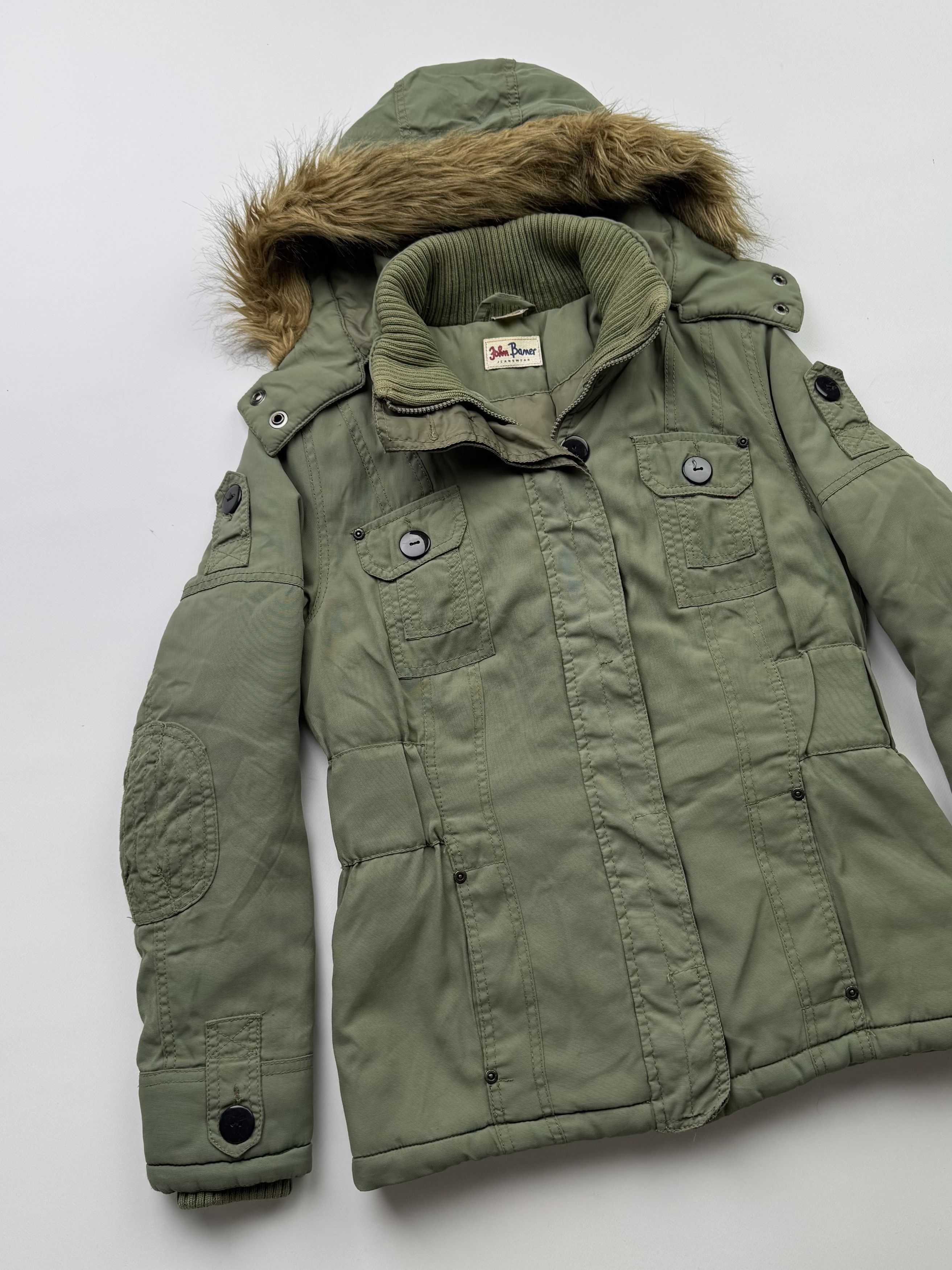 Japanese Brand Vintage Faux Fur Hood Jacket B755(V43)E2 Size XS / US 0-2 / IT 36-38 - 2 Thumbnail