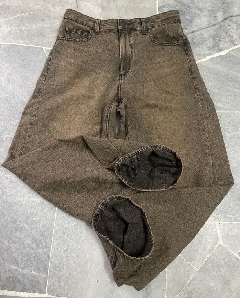 JNCO Vintage Japanese Brand Gu Jeans Wash Super Baggy Pants Size US 31 - 2 Thumbnail