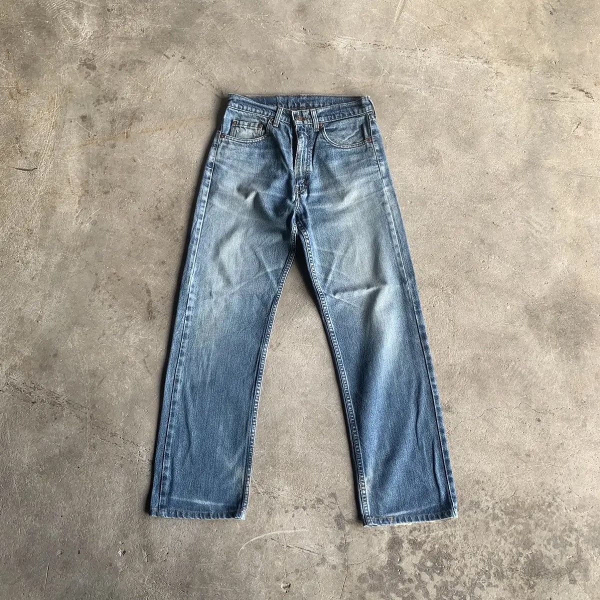 Levi's Vintage Levi’s 512 Blue Wash Jeans Distressed Denim Pants Size US 28 / EU 44 - 1 Thumbnail