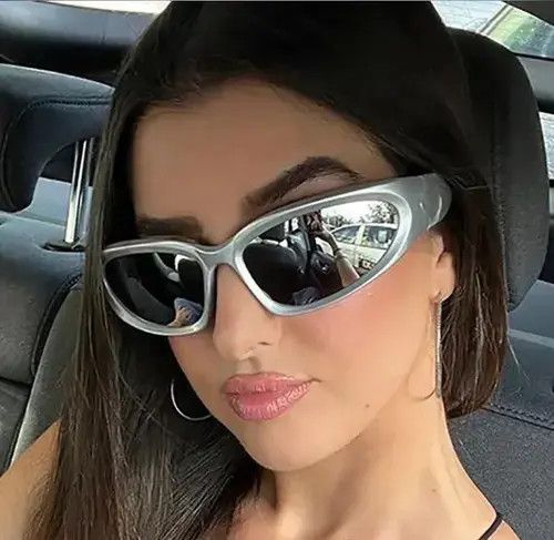 Vintage Vintage Y2K glasses Sunglasses Size ONE SIZE - 4 Thumbnail