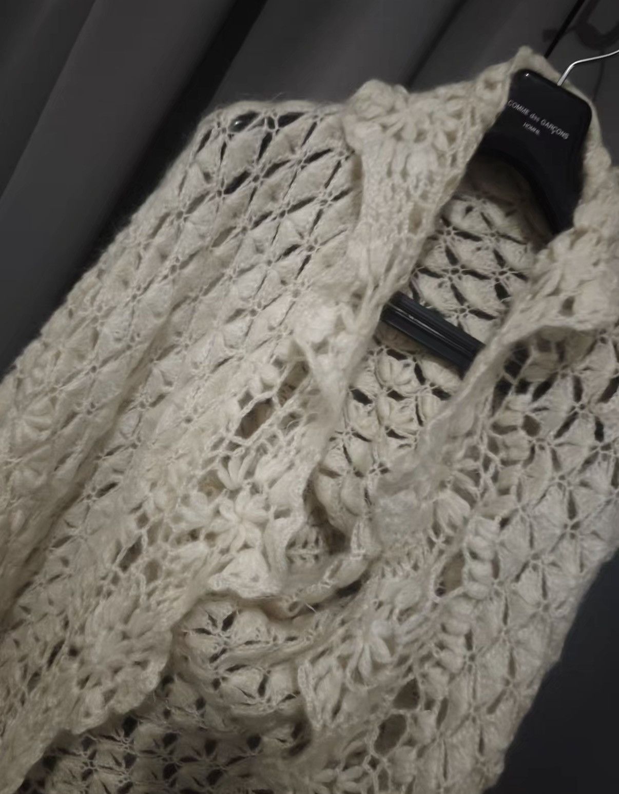 Comme des Garcons Comme des Garçons CDG Knit Shawl Cardigan Size ONE SIZE - 4 Thumbnail