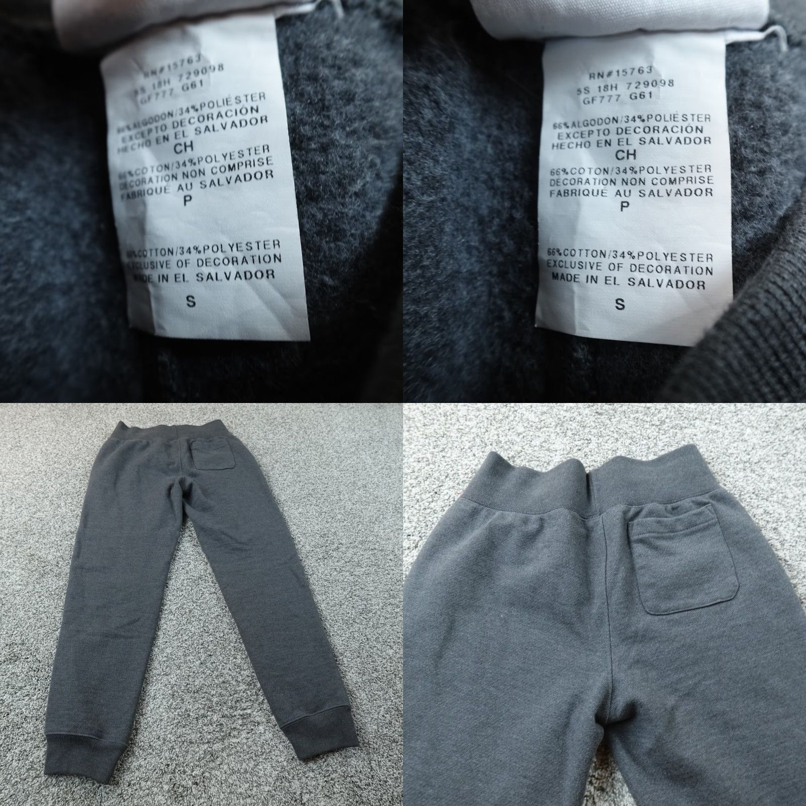 Champion Champion Pants Mens S Gray Reverse Weave Track Jogger Sweatpants Gym Workout Run Size US 26 / EU 42 - 8 Thumbnail