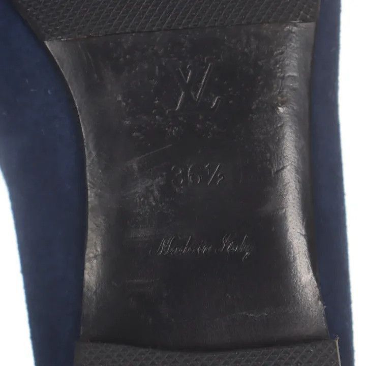 Louis Vuitton Louis Vuitton Blue Suede Casual Shoes for Women -2508 Size US 6 / IT 36 - 2 Thumbnail