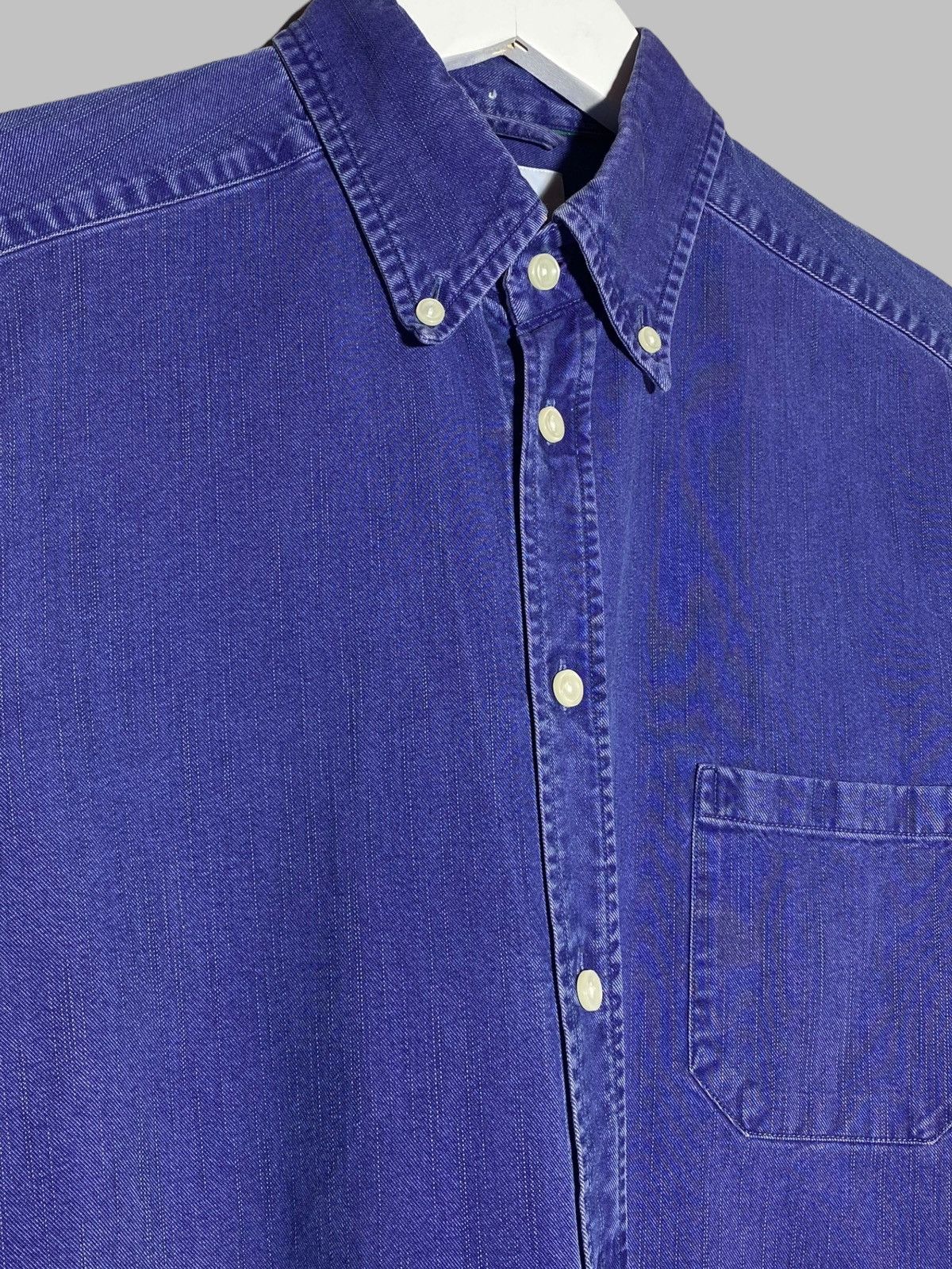 Eton 🔥 ETON DENIM BUTTON DOWN SHIRT SLIM FIT PREPPY STYLE Size US M / EU 48-50 / 2 - 7 Thumbnail