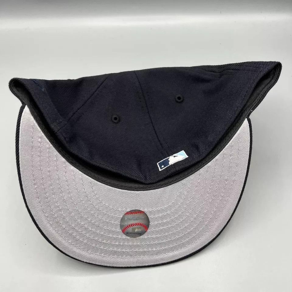 New Era Atlanta Braves Hat Men 7 1/2 59Fifty New Era MLB Fitted Cap Size ONE SIZE - 7 Thumbnail