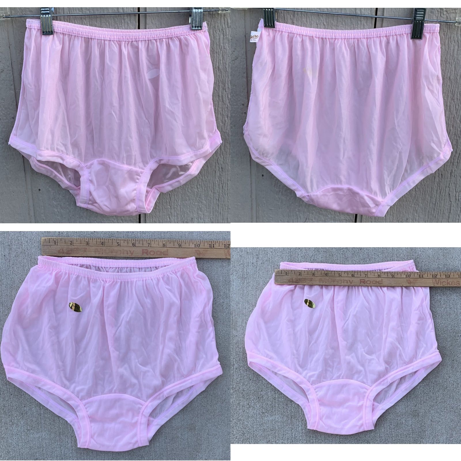 Vintage VINTAGE Gragero Panties Briefs Pink Nylon Size L Women Size 36" / US 14 / IT 50 - 10 Thumbnail