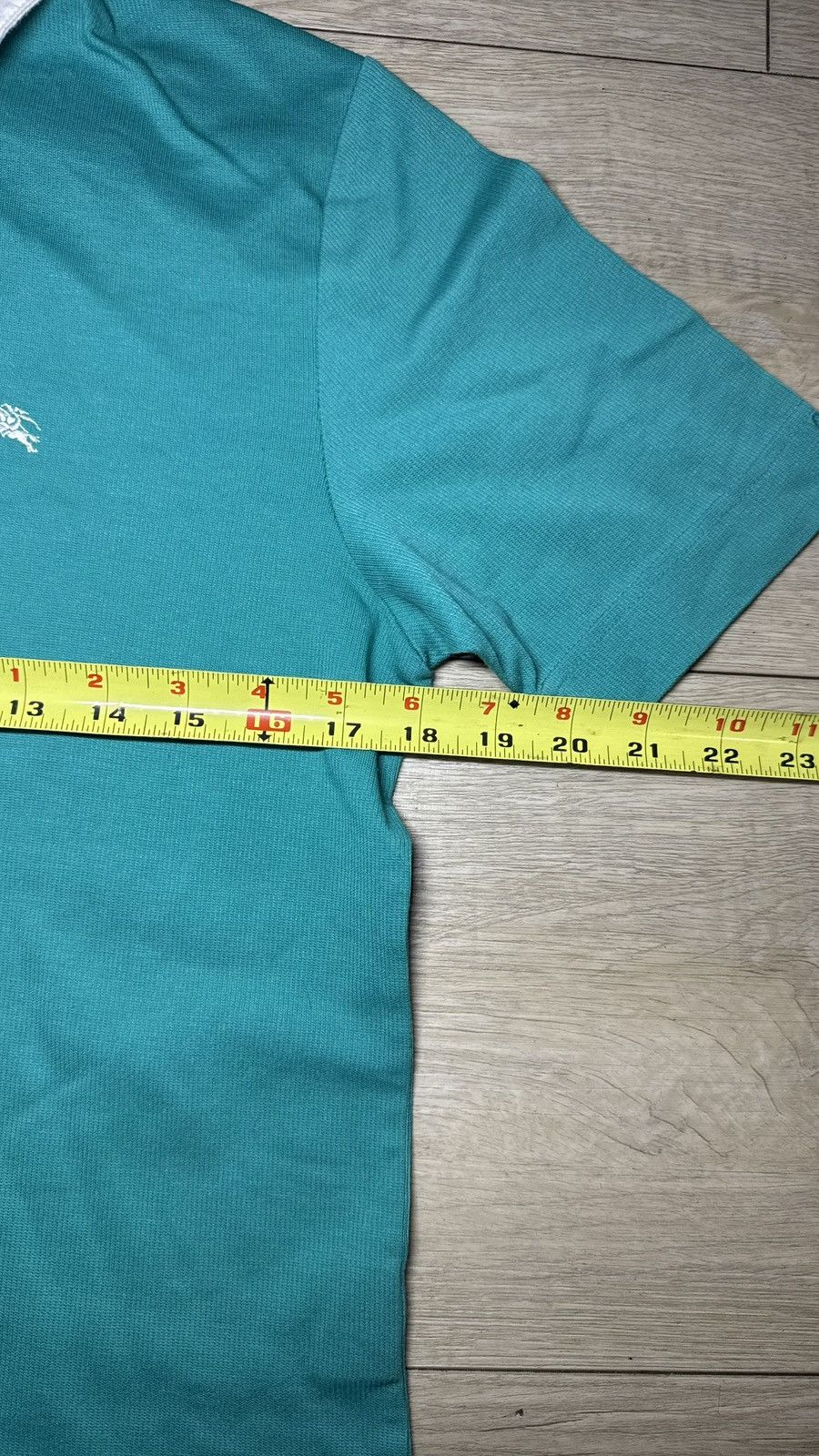 Other Vintage 1990s Women’s Turquoise Golf Polo Button Up Shirt Size L / US 10 / IT 46 - 6 Thumbnail