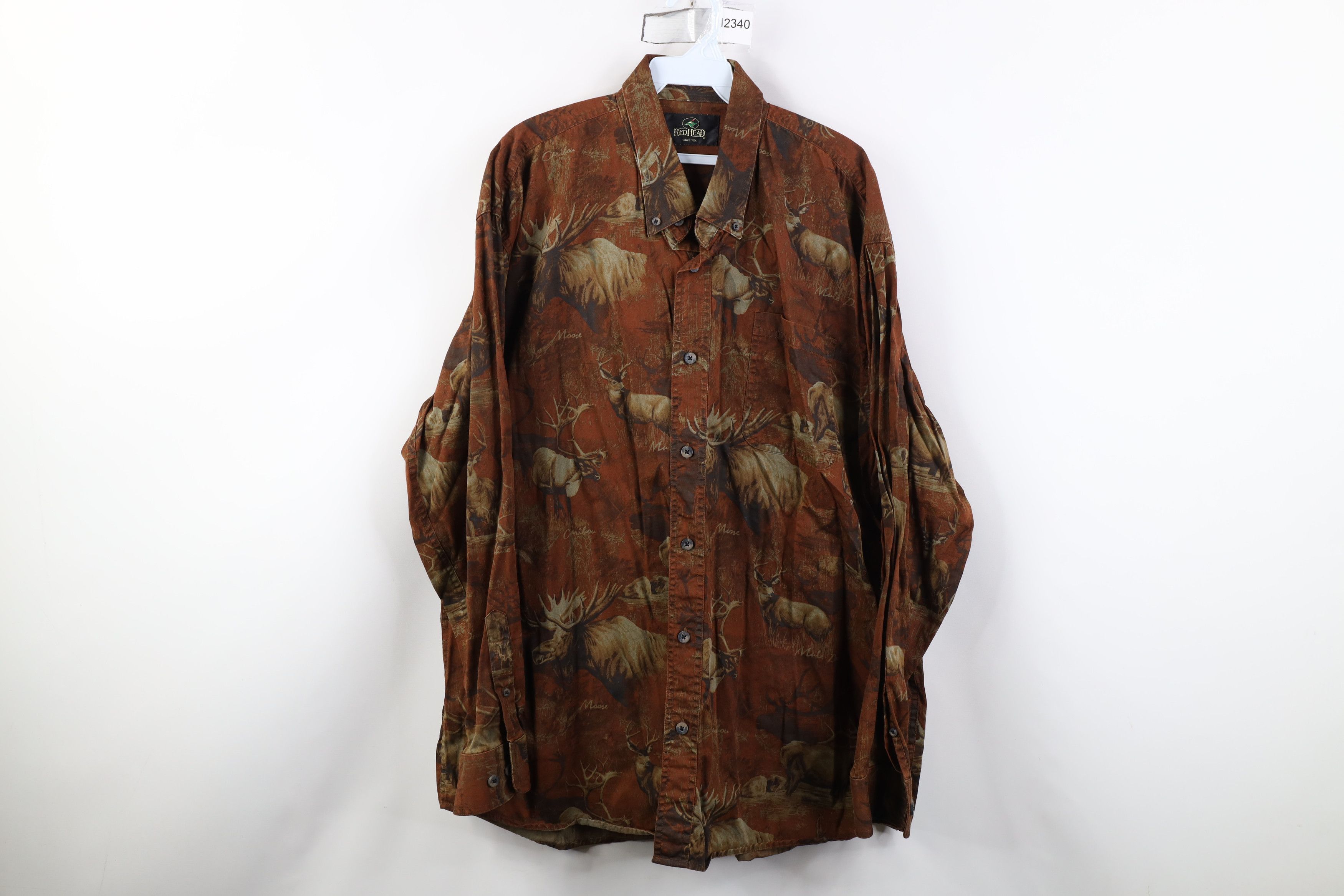 Vintage Vintage 90s Y2K Nature All Over Print Collared Button Shirt Size US XL / EU 56 / 4 - 1 Thumbnail