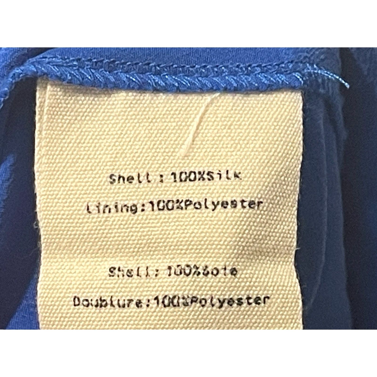 L'AGENCE VINTAGE L'AGENCE Silk Jumpsuit Women's Size 8 Sleeveless Blue 90s Party Dress Size 30" / US 8 / IT 44 - 8 Thumbnail