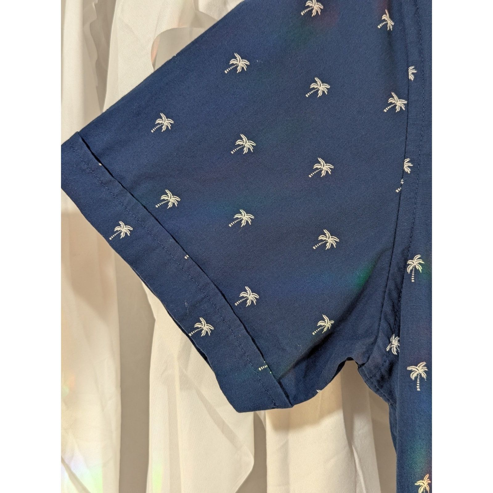 Denim & Flower Denim & Flower Navy Palm Tree Button Down Shirt - Medium Size US M / EU 48-50 / 2 - 5 Thumbnail