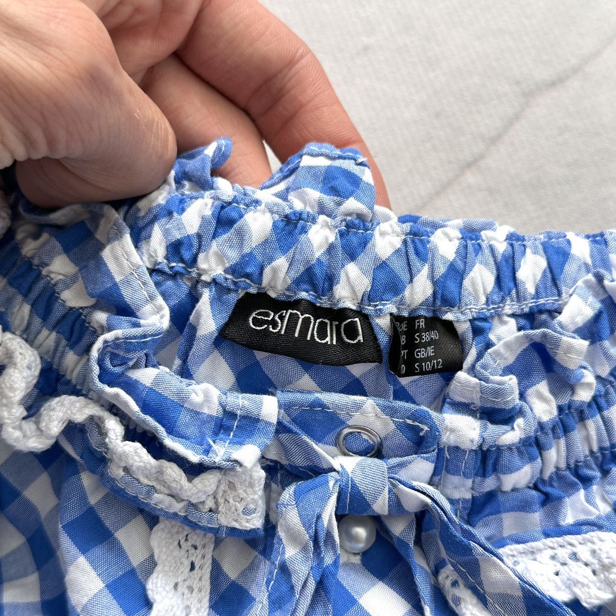Hysteric Glamour Cute Office Siren Sarah Pacini Vibe Checkered Shirt Y2K Size S / US 4 / IT 40 - 7 Thumbnail