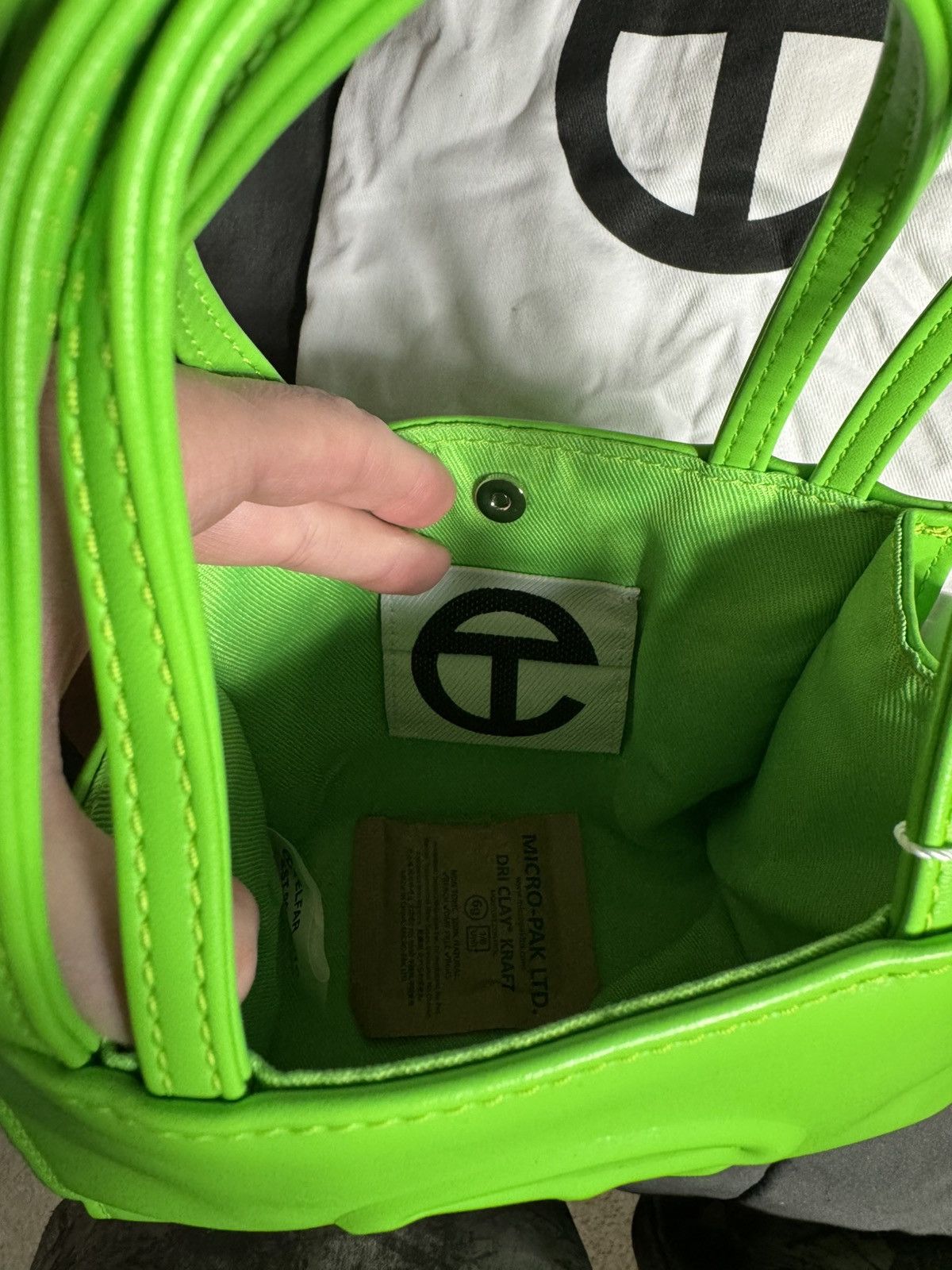 Telfar Small Sage Shopping Bag