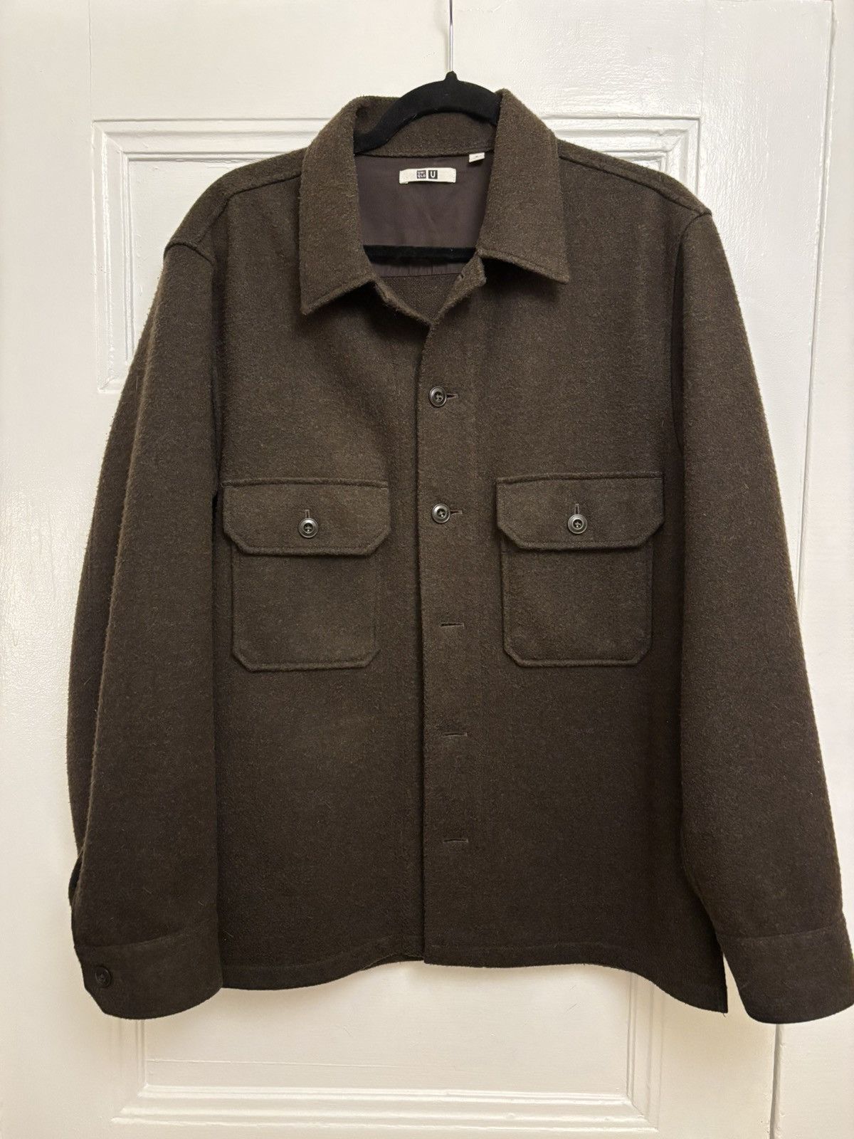 Christophe Lemaire Uniqlo U x Lemaire Brown Fleece Work Wear Jacket Size US M / EU 48-50 / 2 - 1 Thumbnail