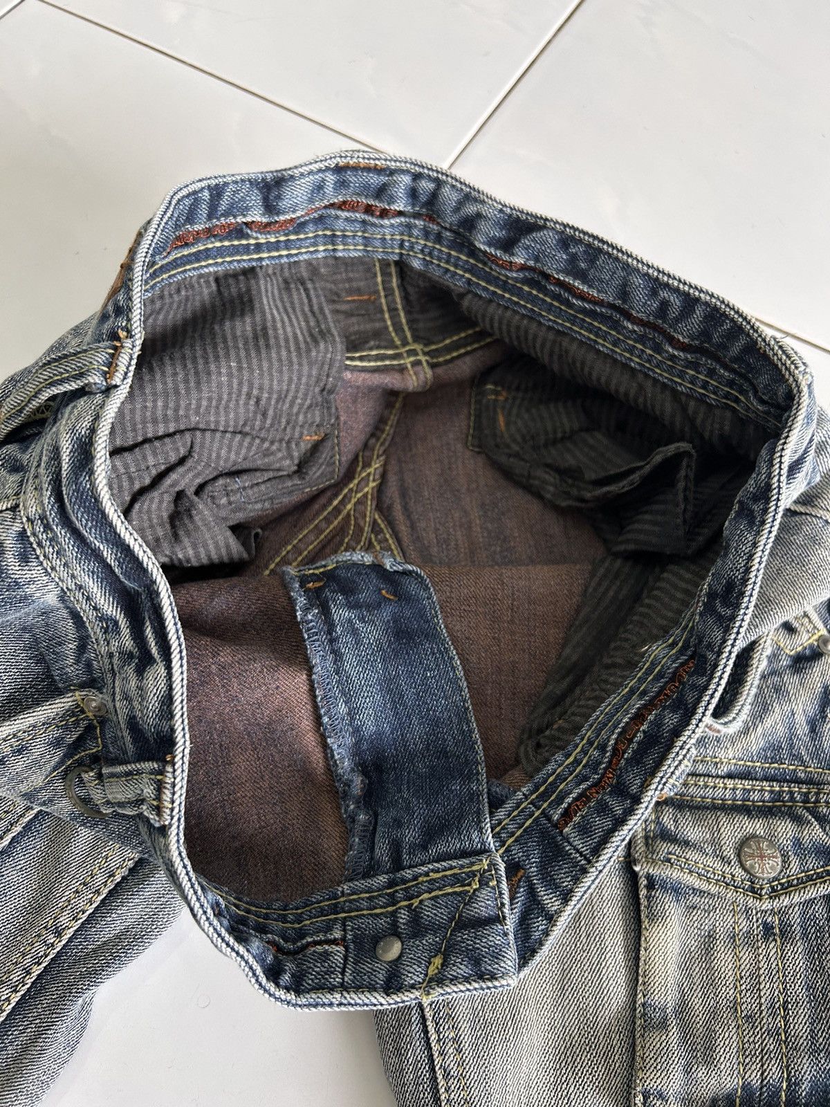Nicole Club × Vintage NICOLE CLUB FOR MEN Japanese Pocket Utility Cargo Jeans Size US 30 / EU 46 - 14 Thumbnail