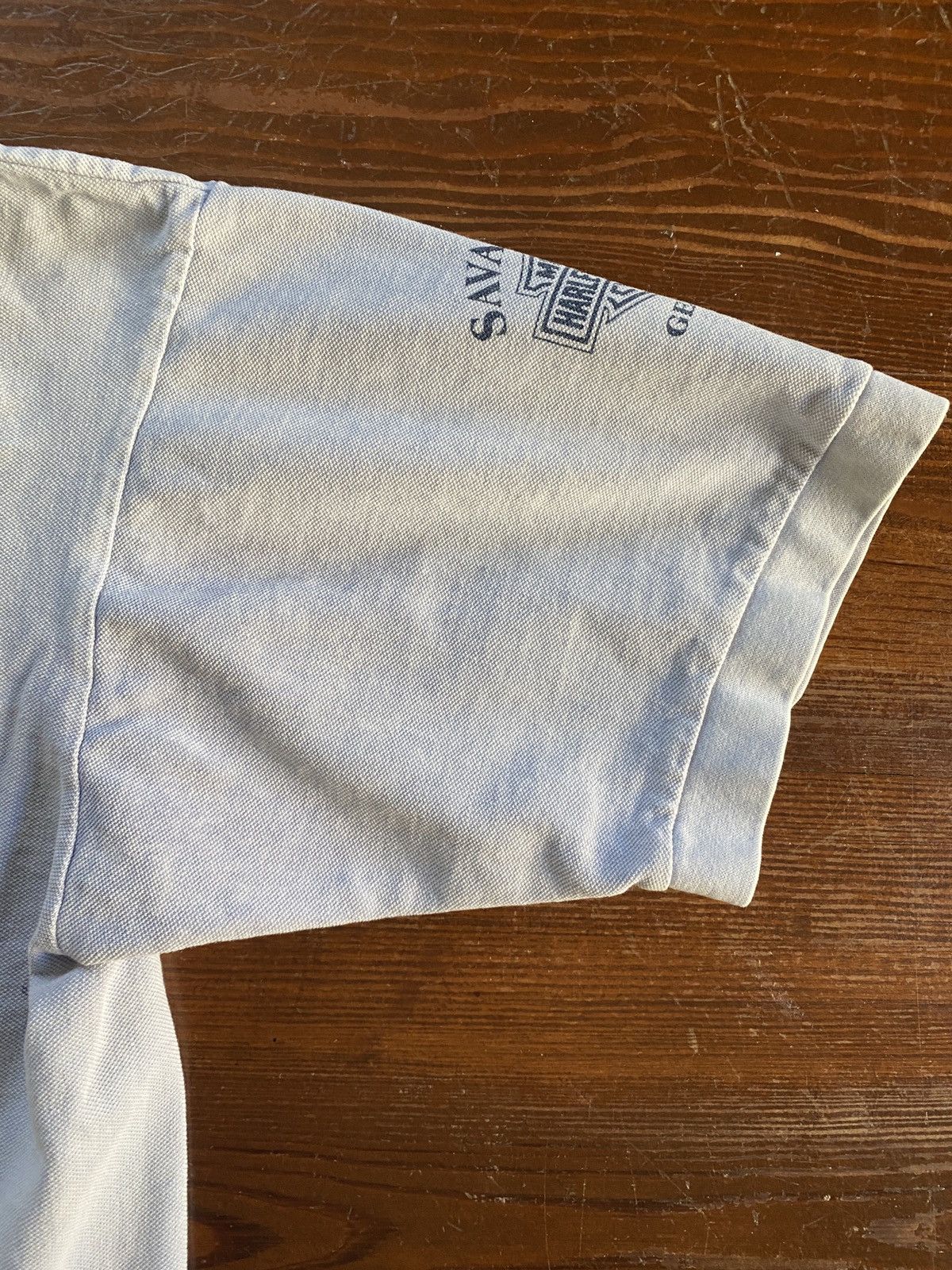 Harley Davidson × Vintage Vintage ‘96 Harley Davidson Savannah Georgia Blue Polo Size US XL / EU 56 / 4 - 13 Thumbnail