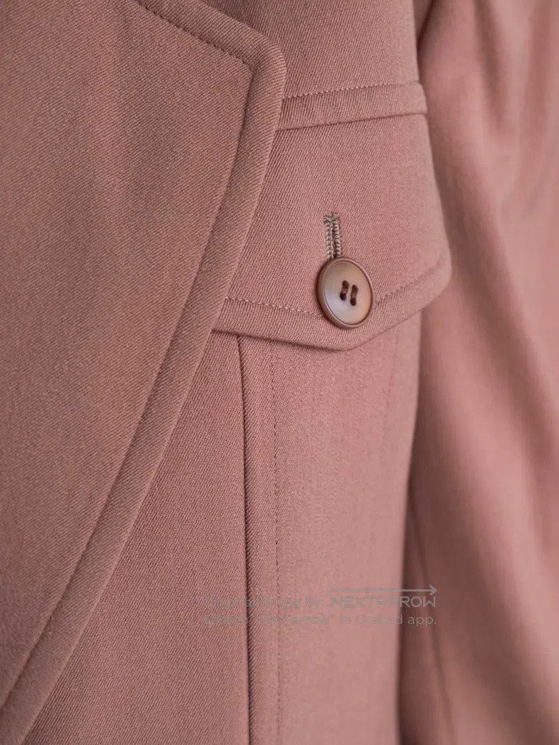 Kenzo Kenzo Light chocolate asymmetrical jacket Size M / US 6-8 / IT 42-44 - 5 Thumbnail