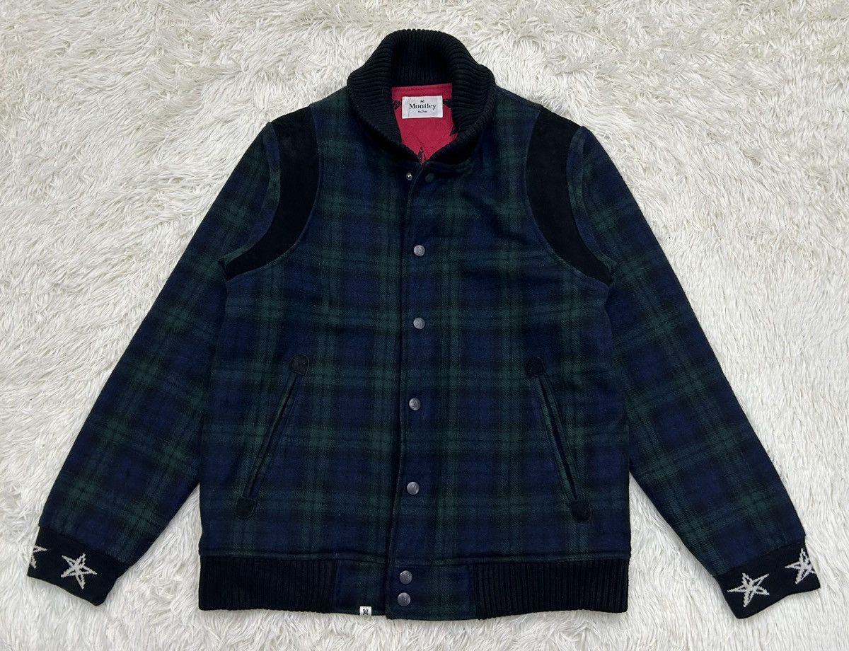 Montley Wool Checkered Varsity Jacket