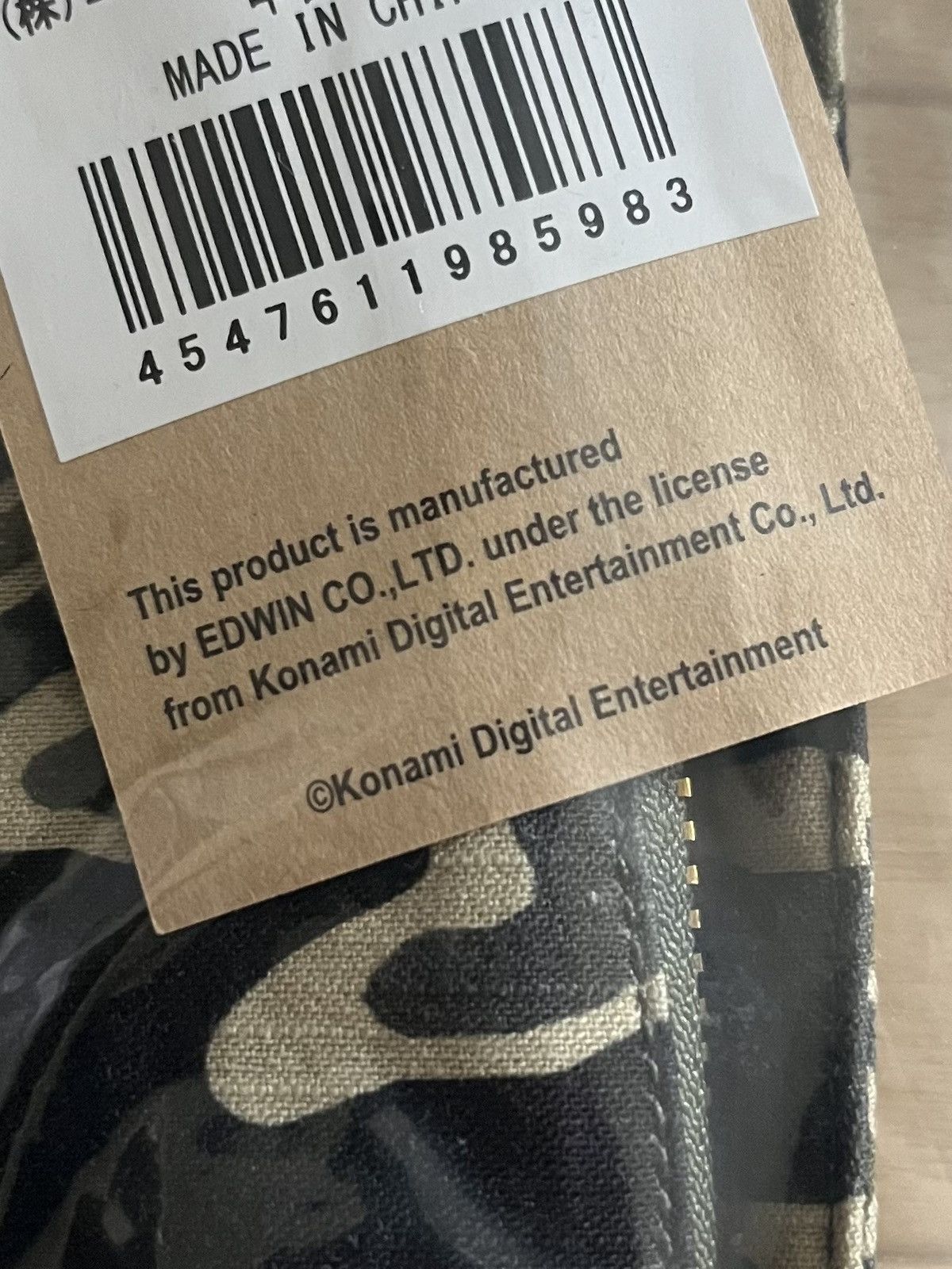 Edwin METAL GEAR SOLID Δ × EDWIN - TIGER STRIPE CARGO PANTS Size US 36 / EU 52 - 10 Thumbnail