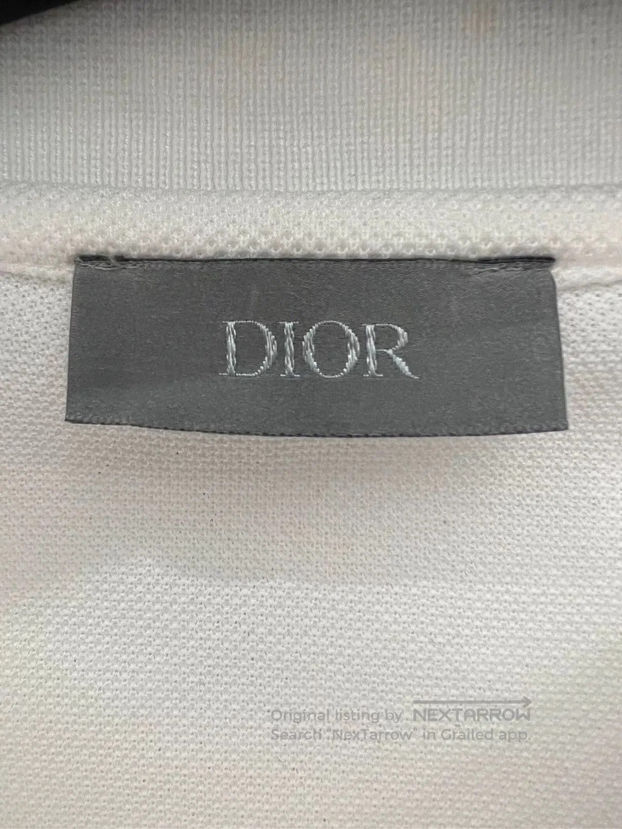 Japanese Brand Dior Jordan Embroidered Short-Sleeve Polo. Size US XL / EU 56 / 4 - 5 Thumbnail