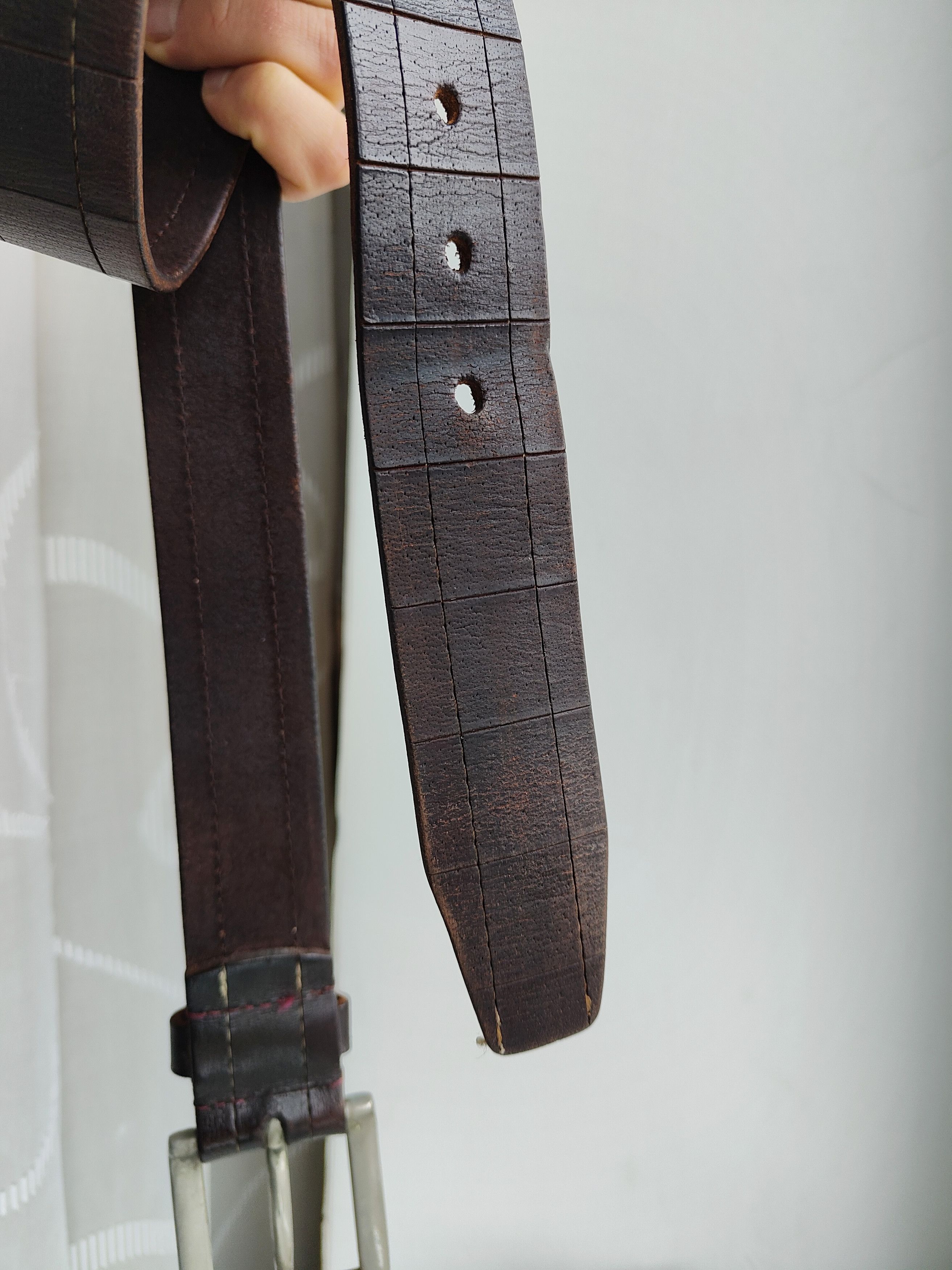 FatFace Vintage Leather Belt Fatface men's belt fat face ff Size ONE SIZE - 6 Thumbnail