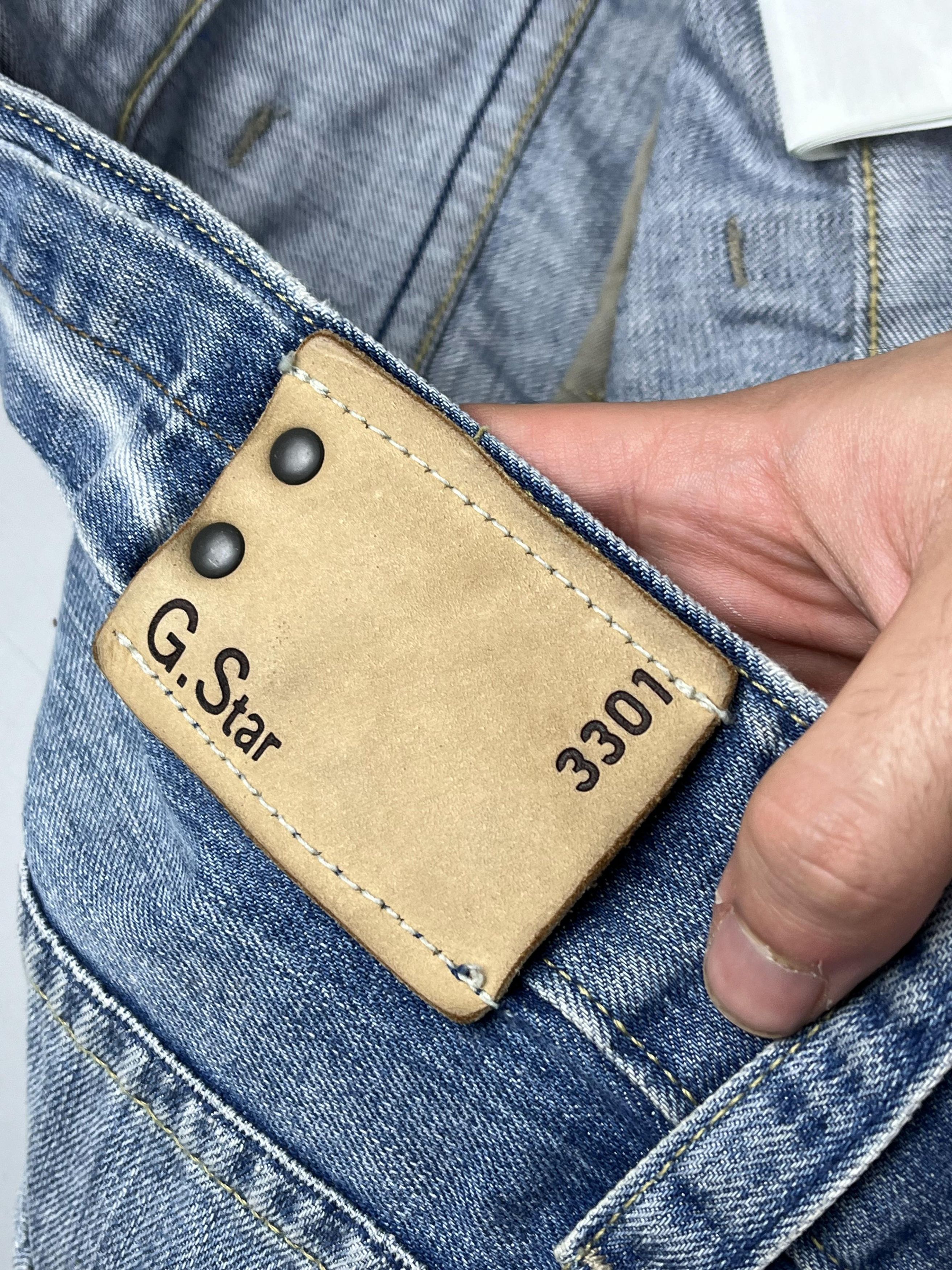 G-Star × Japanese Brand Rare Big Logo G-star Vintage Baggi Fit Pants Size US 32 / EU 48 - 7 Thumbnail