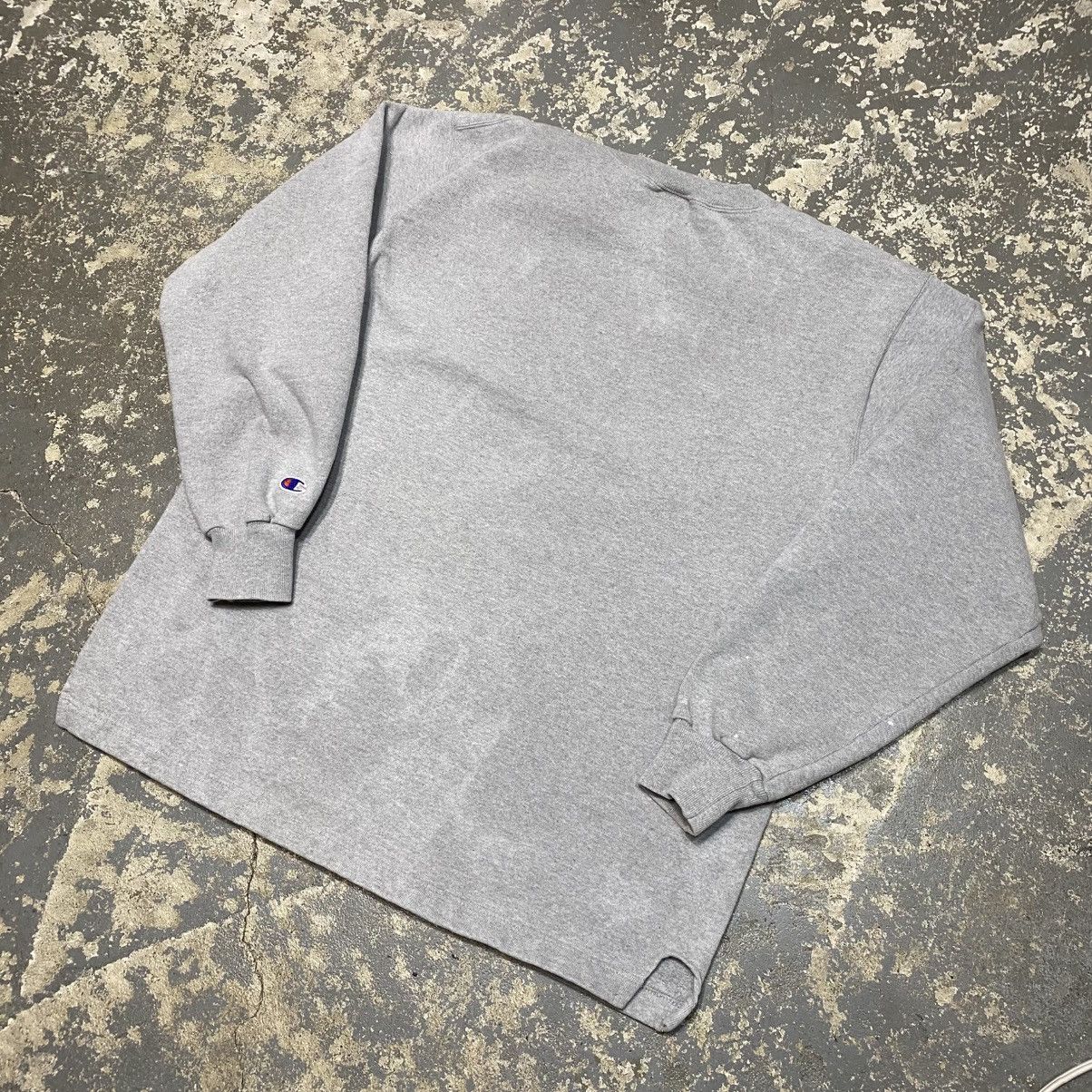 Champion × Vintage Vintage Champion Spell Out Gray 90s Sweatshirt Size US L / EU 52-54 / 3 - 9 Thumbnail