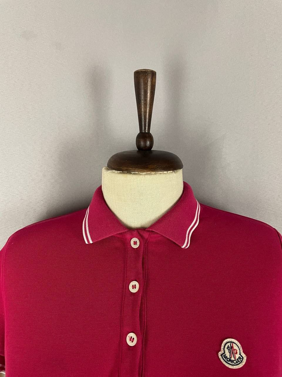 Moncler Moncler Polo Pink Women Tee Size US S / EU 44-46 / 1 - 3 Thumbnail