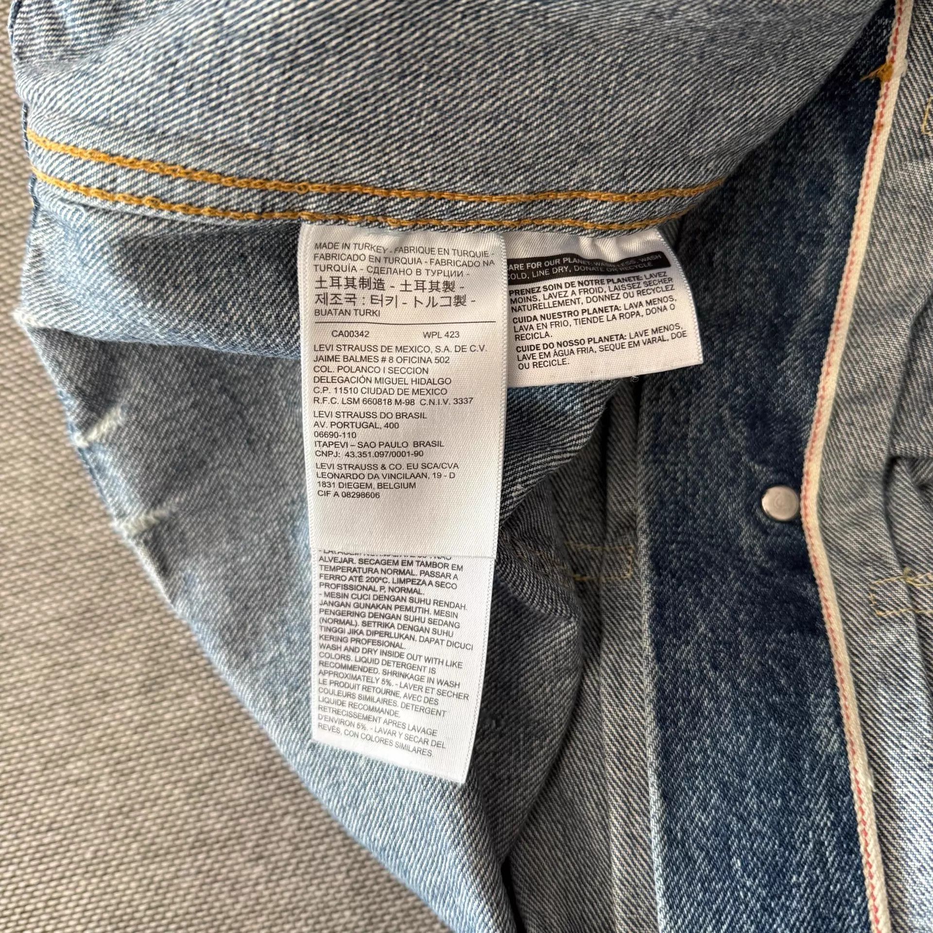 Levi's Levi's LVC 507xx Turkish Washed Denim Jacket Size US M / EU 48-50 / 2 - 8 Thumbnail