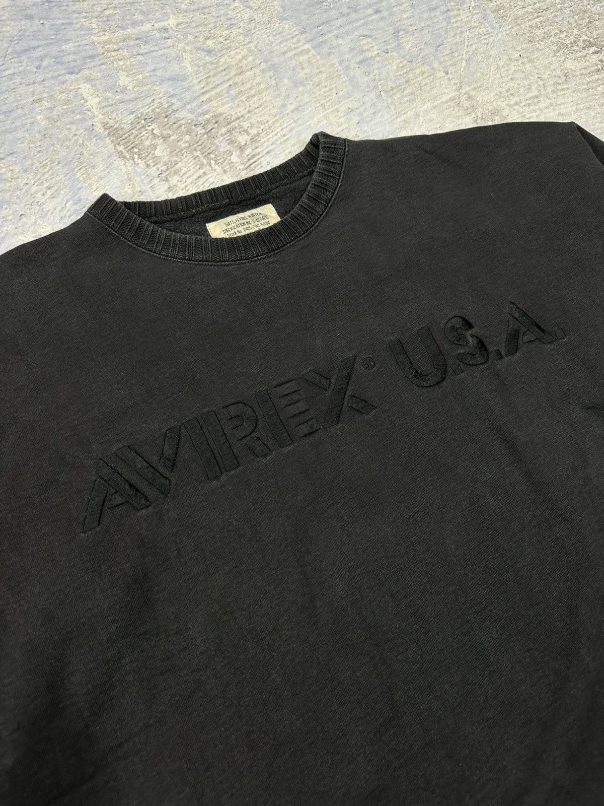Avirex × Vintage Avirex USA vintage sweatshirt mens box fit heavy cotton Size US L / EU 52-54 / 3 - 8 Thumbnail