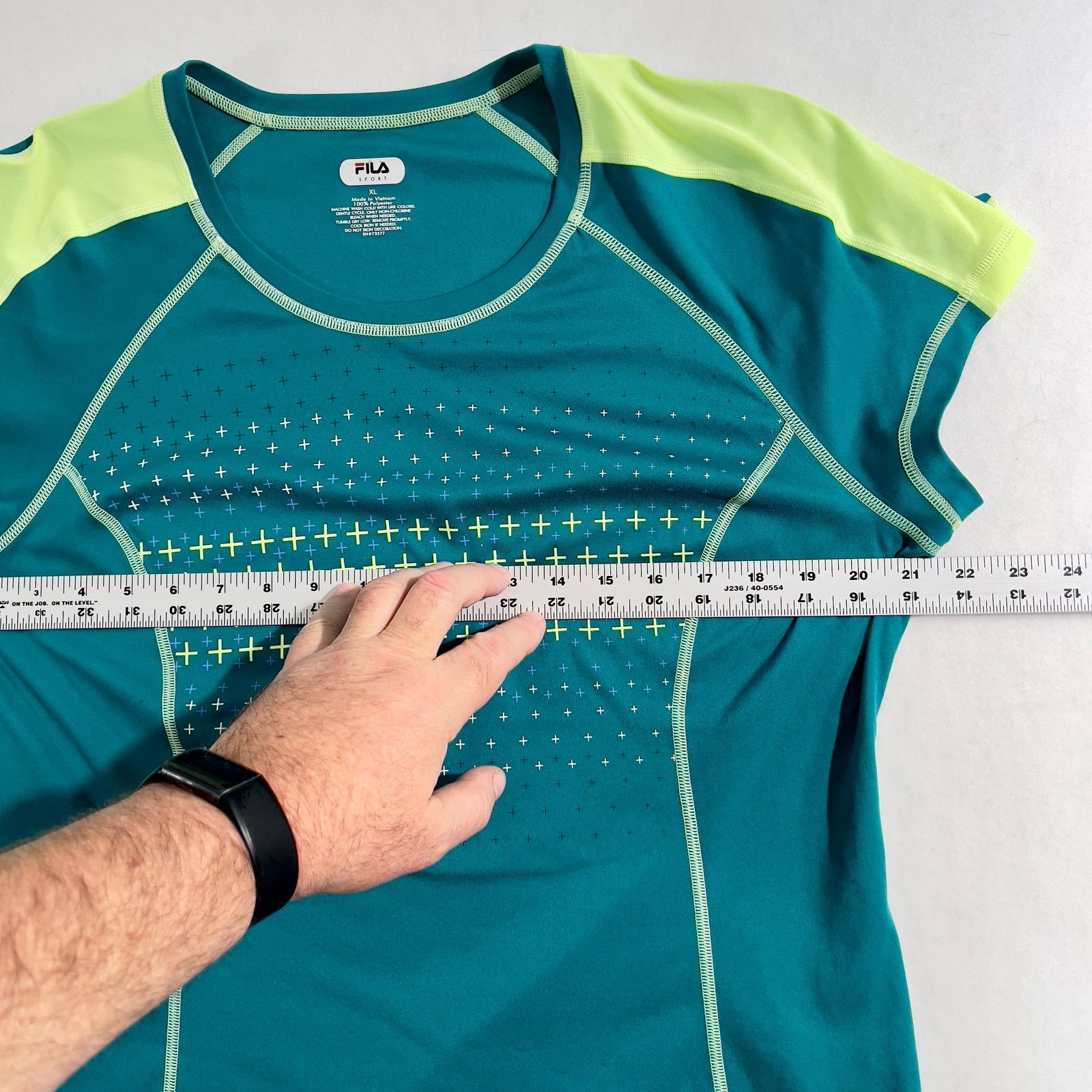 Fila Sleeveless Performance Shirt Fila Sport XL Green Wicking Size XL / US 12-14 / IT 48-50 - 7 Thumbnail