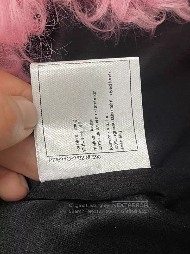 Chanel Chanel Black and pink fur coat Size XS / US 0-2 / IT 36-38 - 7 Thumbnail
