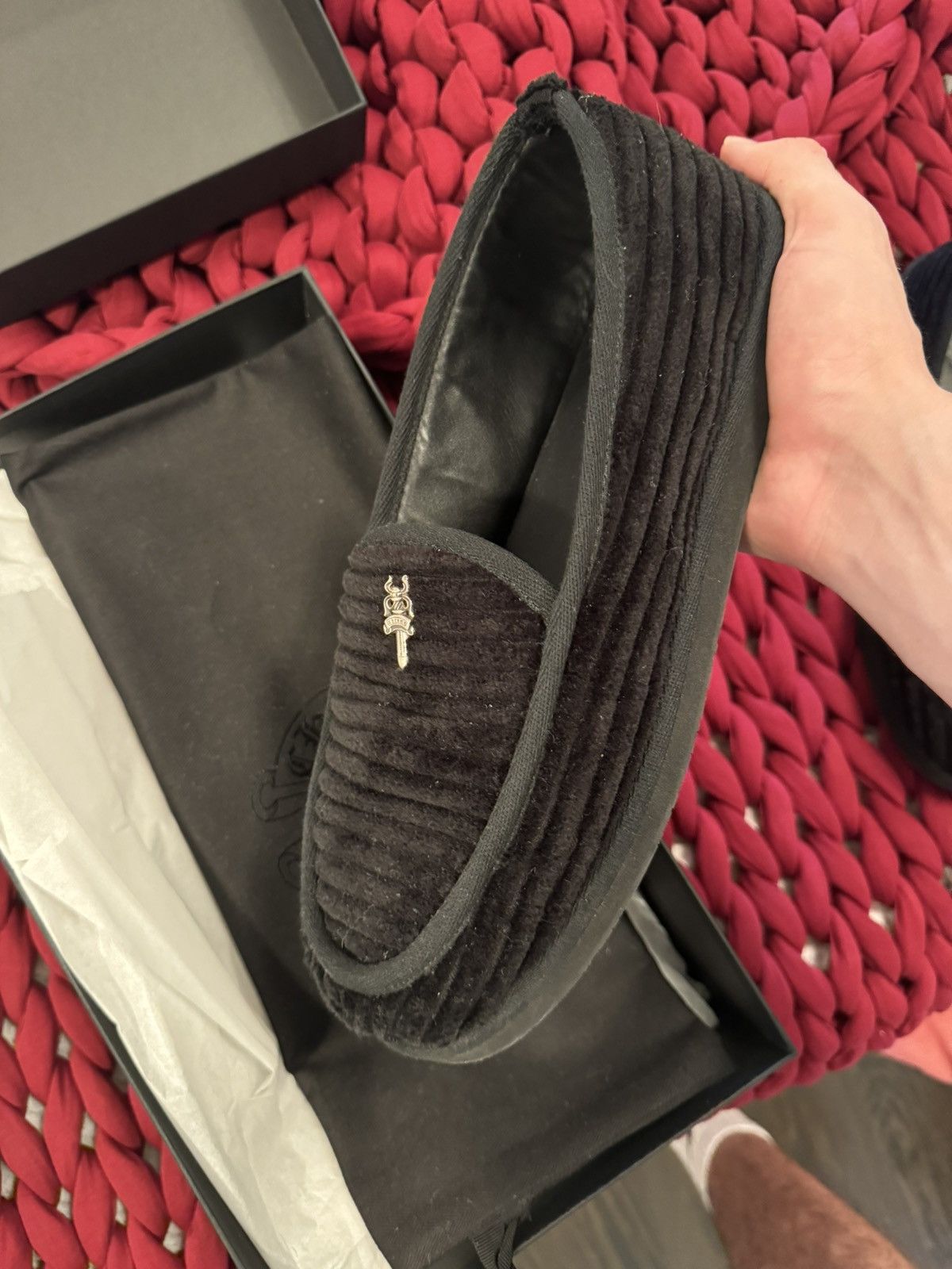 Chrome Hearts Chrome Hearts Cord Slippers Size US 10.5 / EU 43-44 - 3 Thumbnail