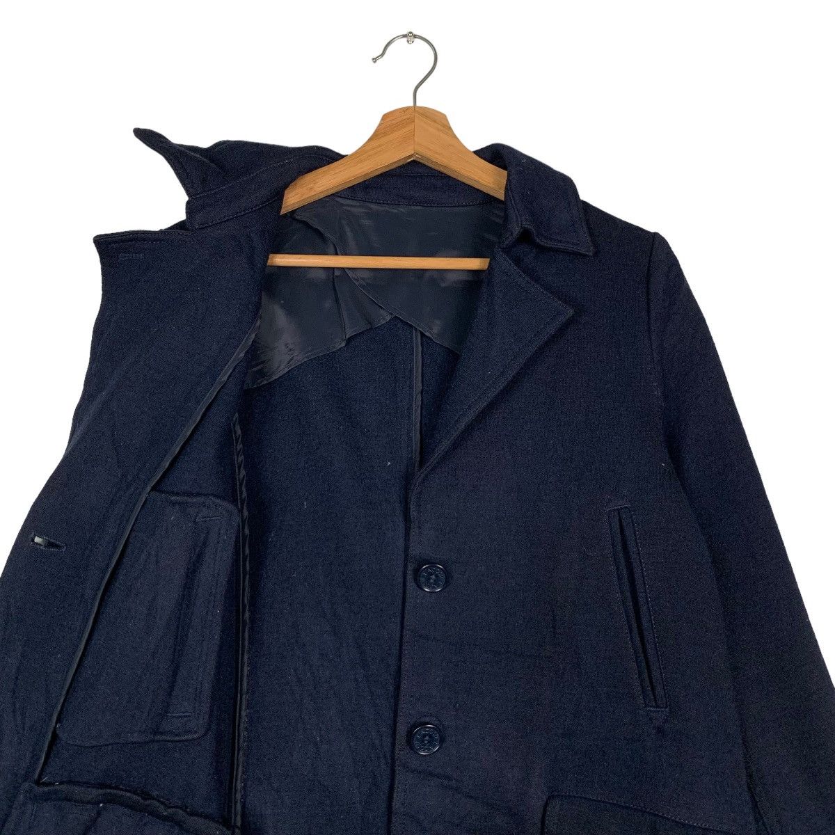 Lacoste LACOSTE Wool Overcoat Jacket #0012-C1 Size US S / EU 44-46 / 1 - 11 Thumbnail